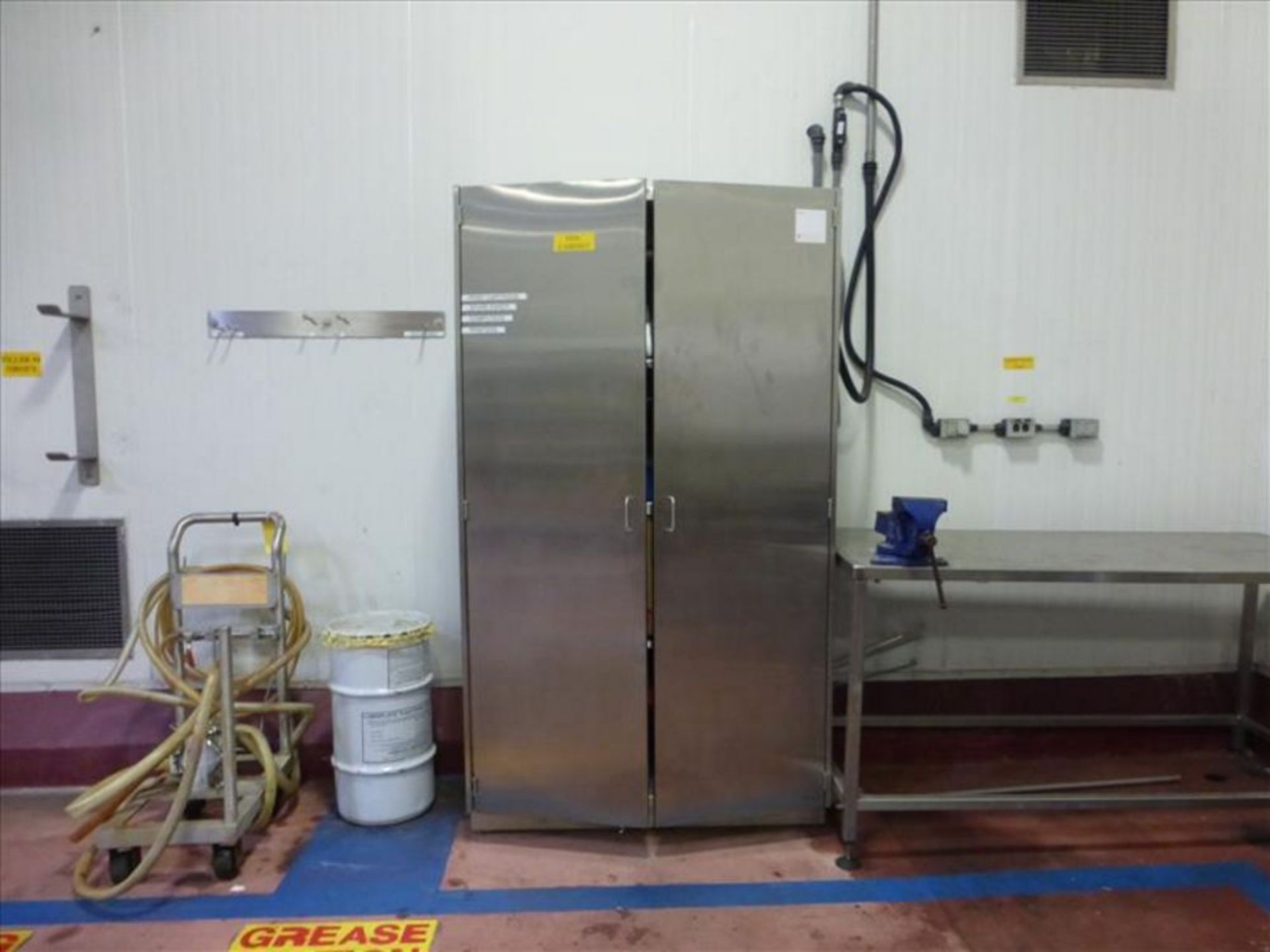 (3) Stainless parts cabinet with parts 2 door parts cabinets with assorted combi block filler - Image 7 of 8