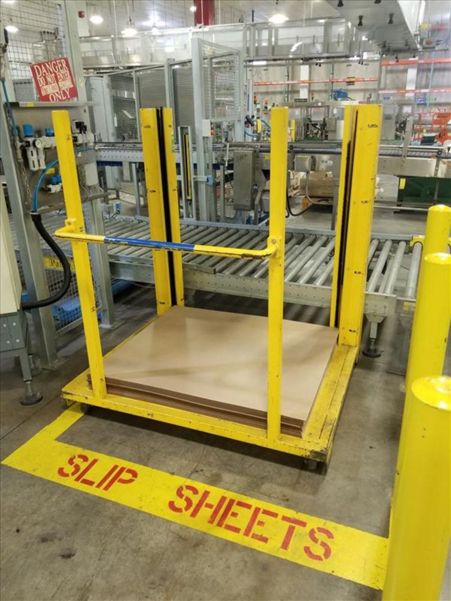 (2) slip sheet sto / feed bins approx 4 ft. x 5 ft. x 5 ft. [Filling and Packing Line 3 ACC Pack]