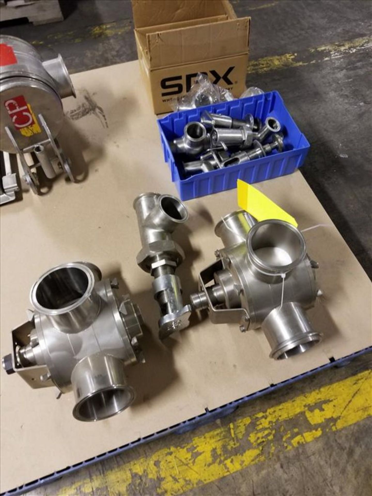 Lot of (2) Stainless 3-Way Valve, and (6) Pressure Relief / Throttle Valve [Across from 1st Flr Cage - Image 5 of 5