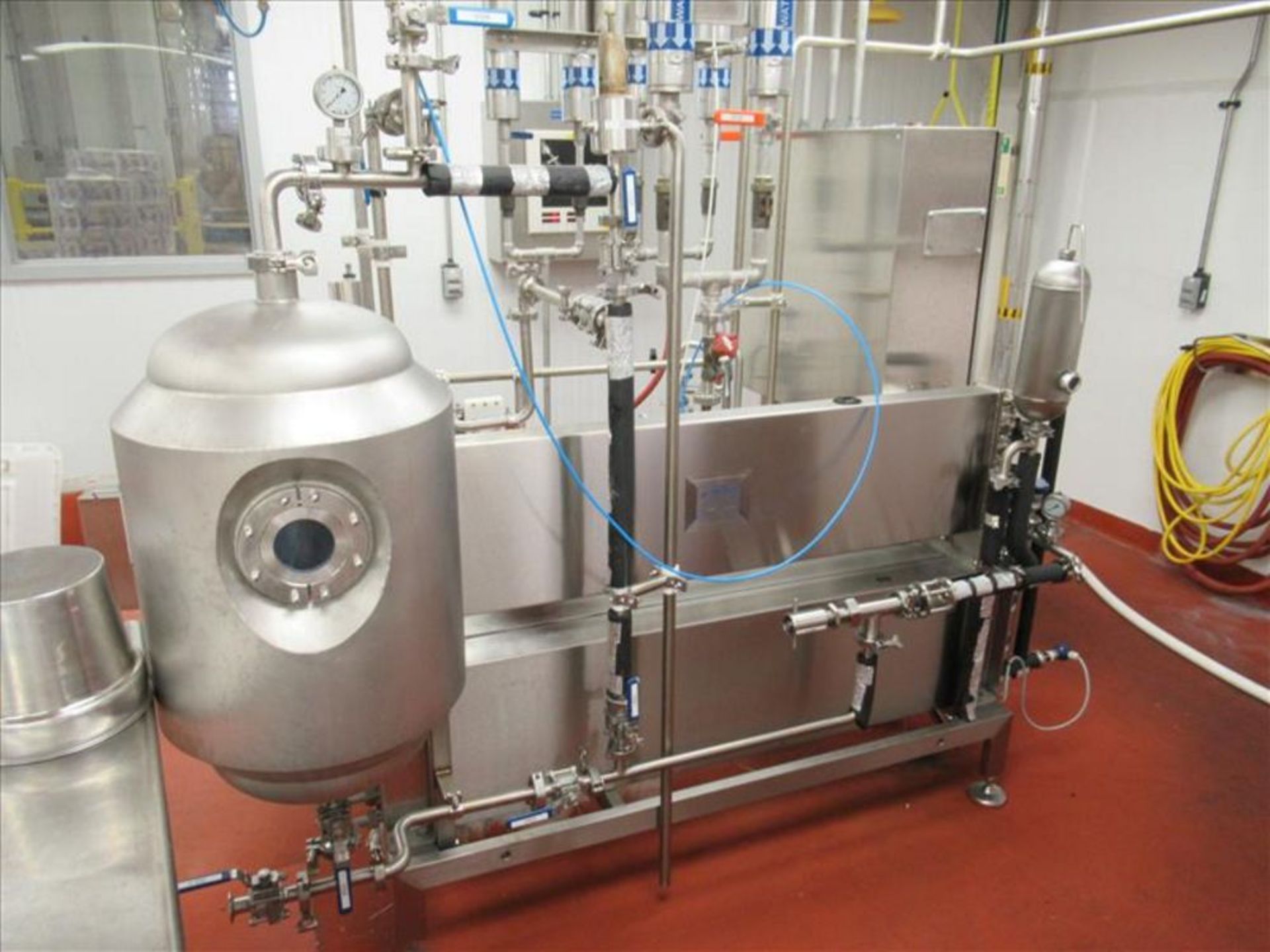 50L Actini #2 test production skid mod. no. N - 2690 soup sterilizer skid, 2. 5 / 13gallons per