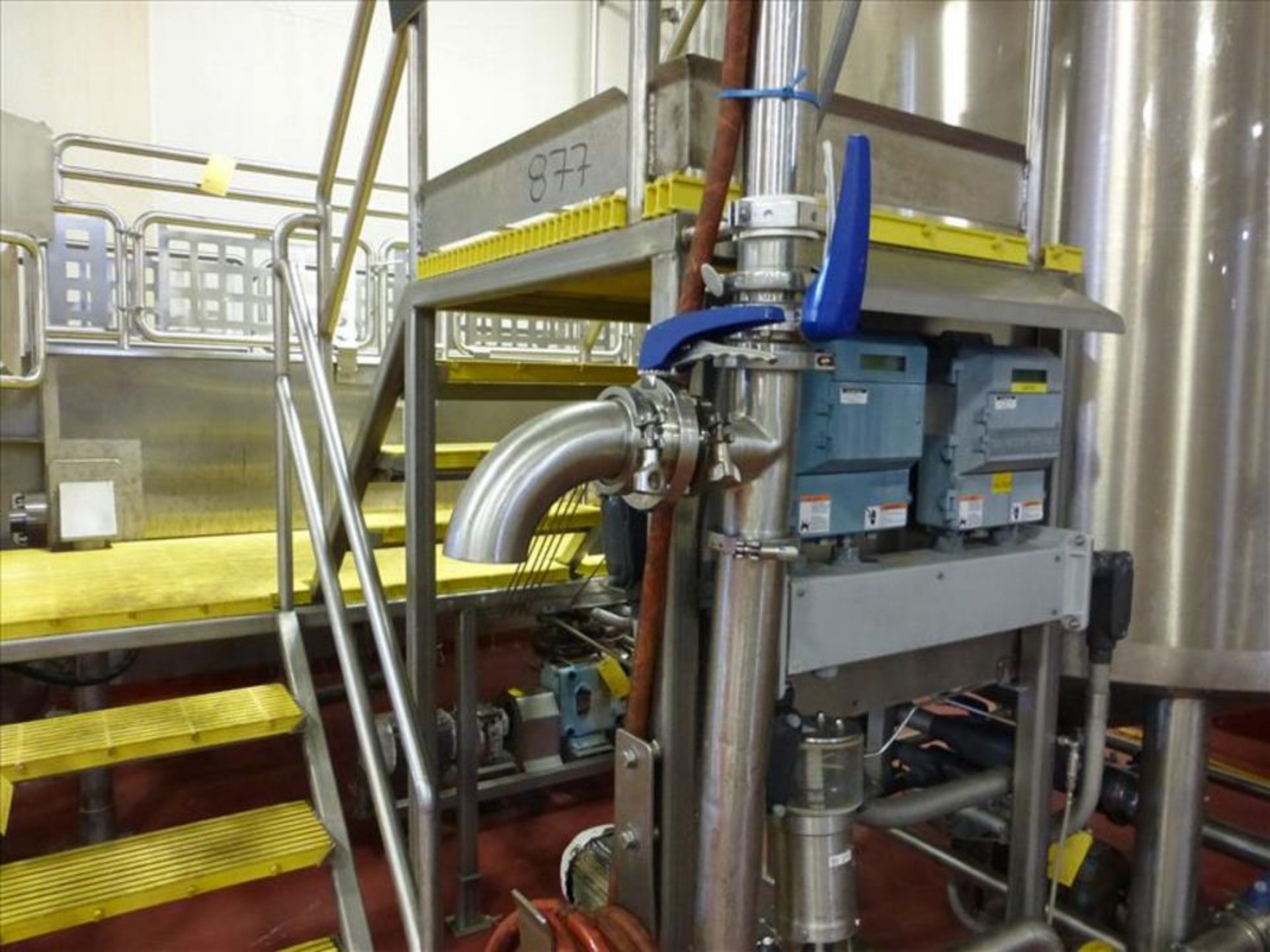Tank discharge and pipework system includes(1) 6 in. dia Bunting magnet separator, (1) Rosemount - Image 3 of 7