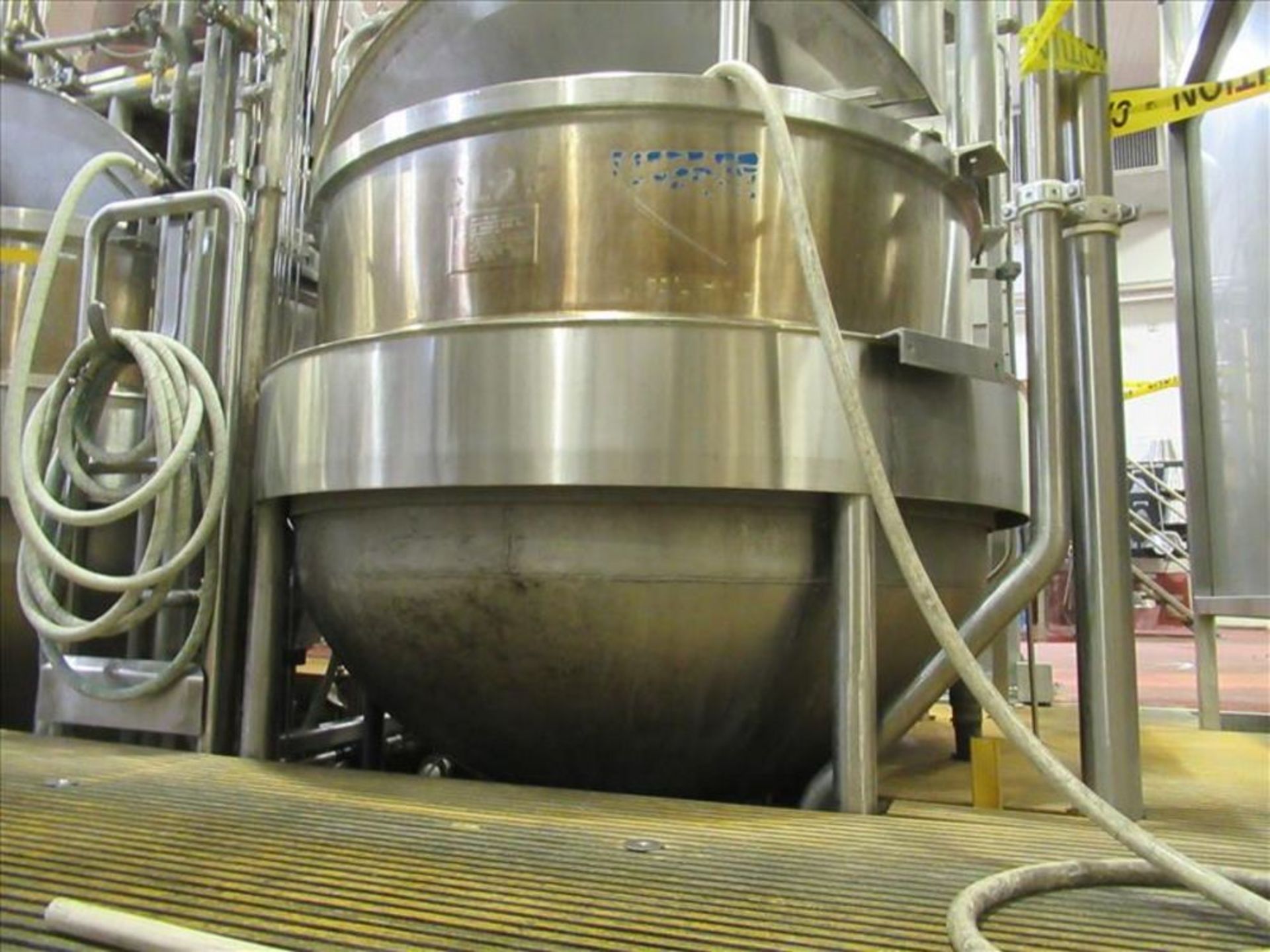 J. C. Pardo jacketed kettle ser. no. 7120-3 approx 300 gallons capacity, stainless jacketed, 50 - Image 3 of 3
