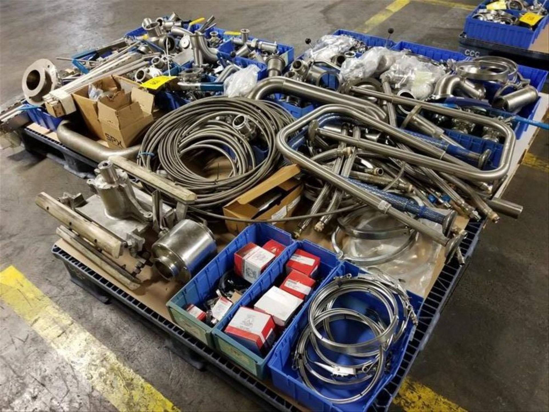 Assorted Stainless Clamps, Valves, Braided Hose, Fittings (3 Pallets) [Across from 1st Flr Cage - Image 4 of 4