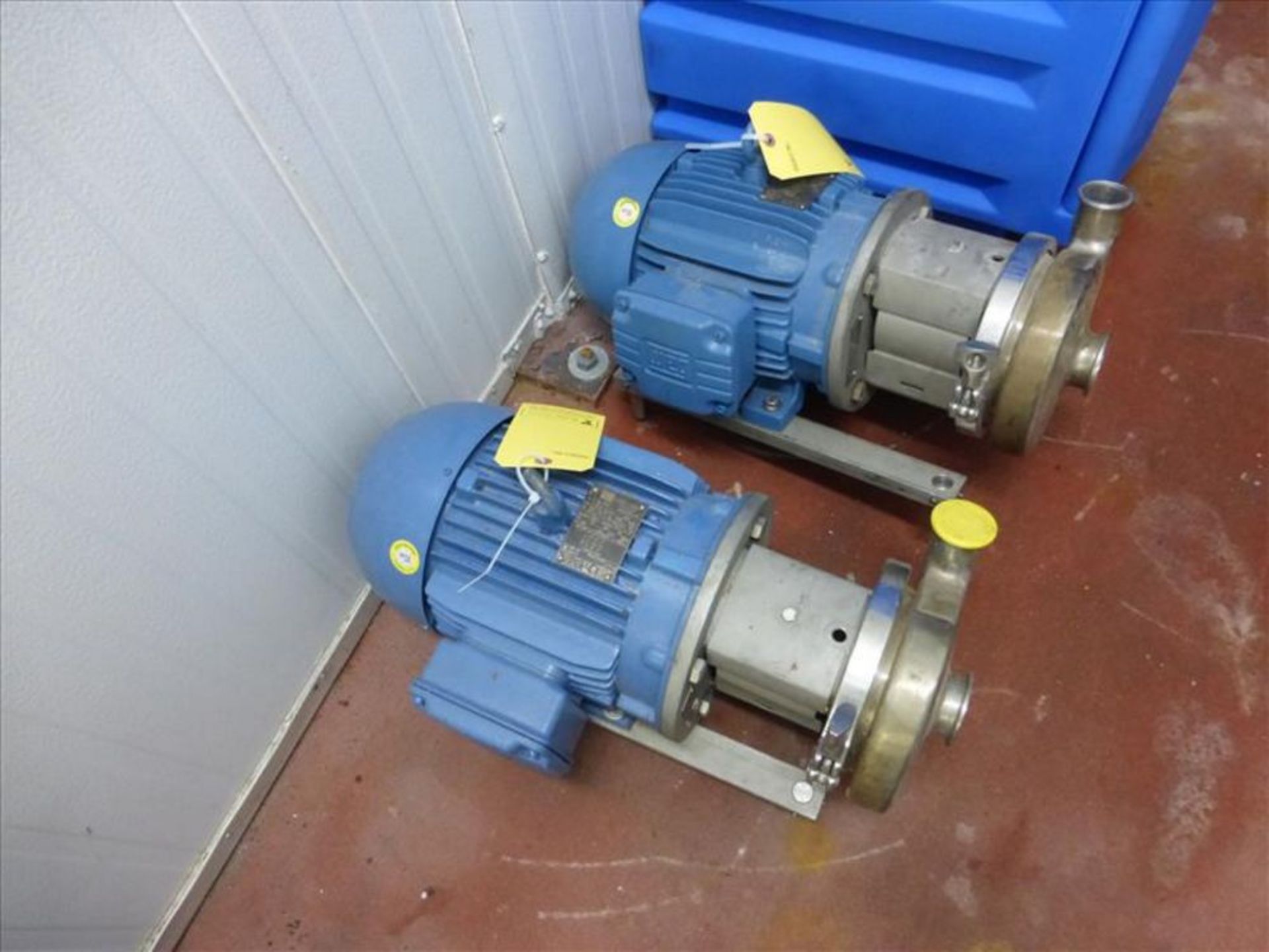 Ampco centrifugal pump mod. no. C216MD127-S ser. no. CC38502-1-2 stainless, 6 in. dia impeller, 7.