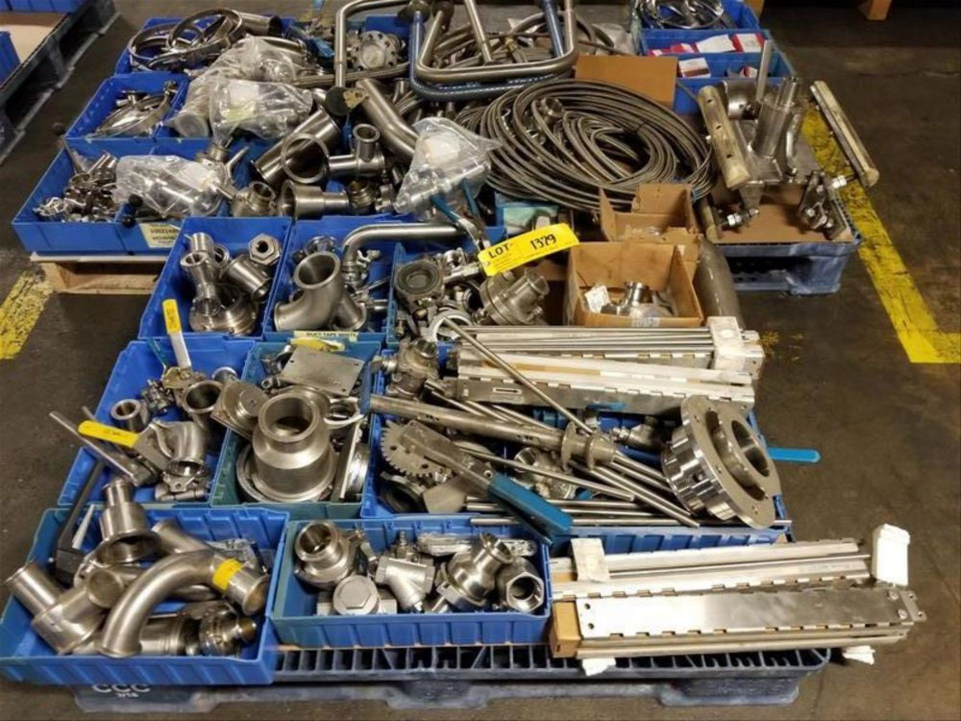 Assorted Stainless Clamps, Valves, Braided Hose, Fittings (3 Pallets) [Across from 1st Flr Cage - Image 2 of 4