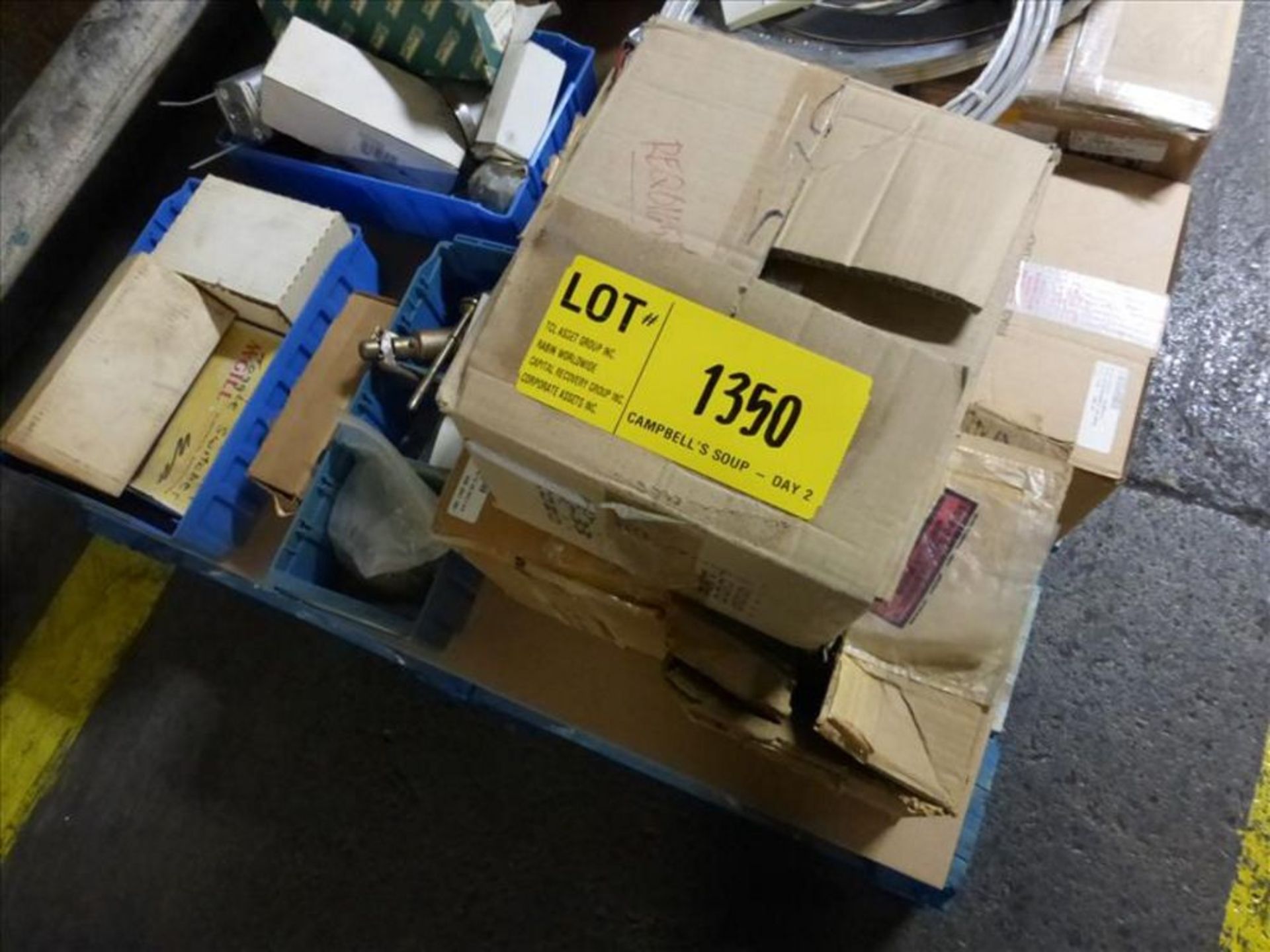 Lot of Boiler Parts: Valves, Transmitters, Electrical, Relief Valves (3 Pallets) [Across from 1st