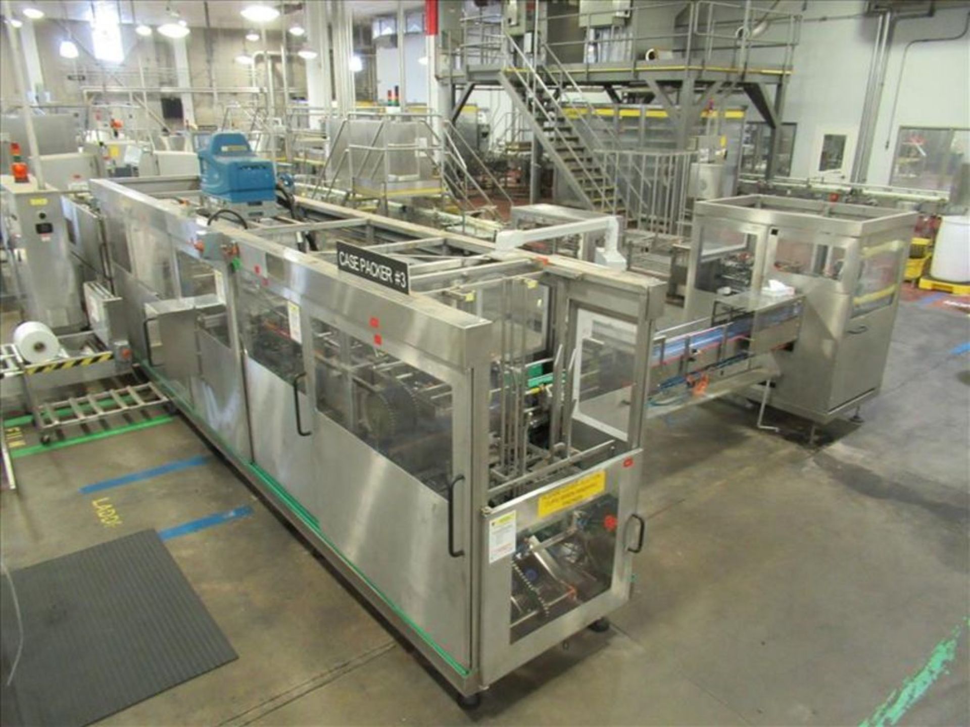 Condi Film Case Packer system mod. no. PB4/FCEL-6303+TU4-6302-CTR ser. no. 26301-80 the system