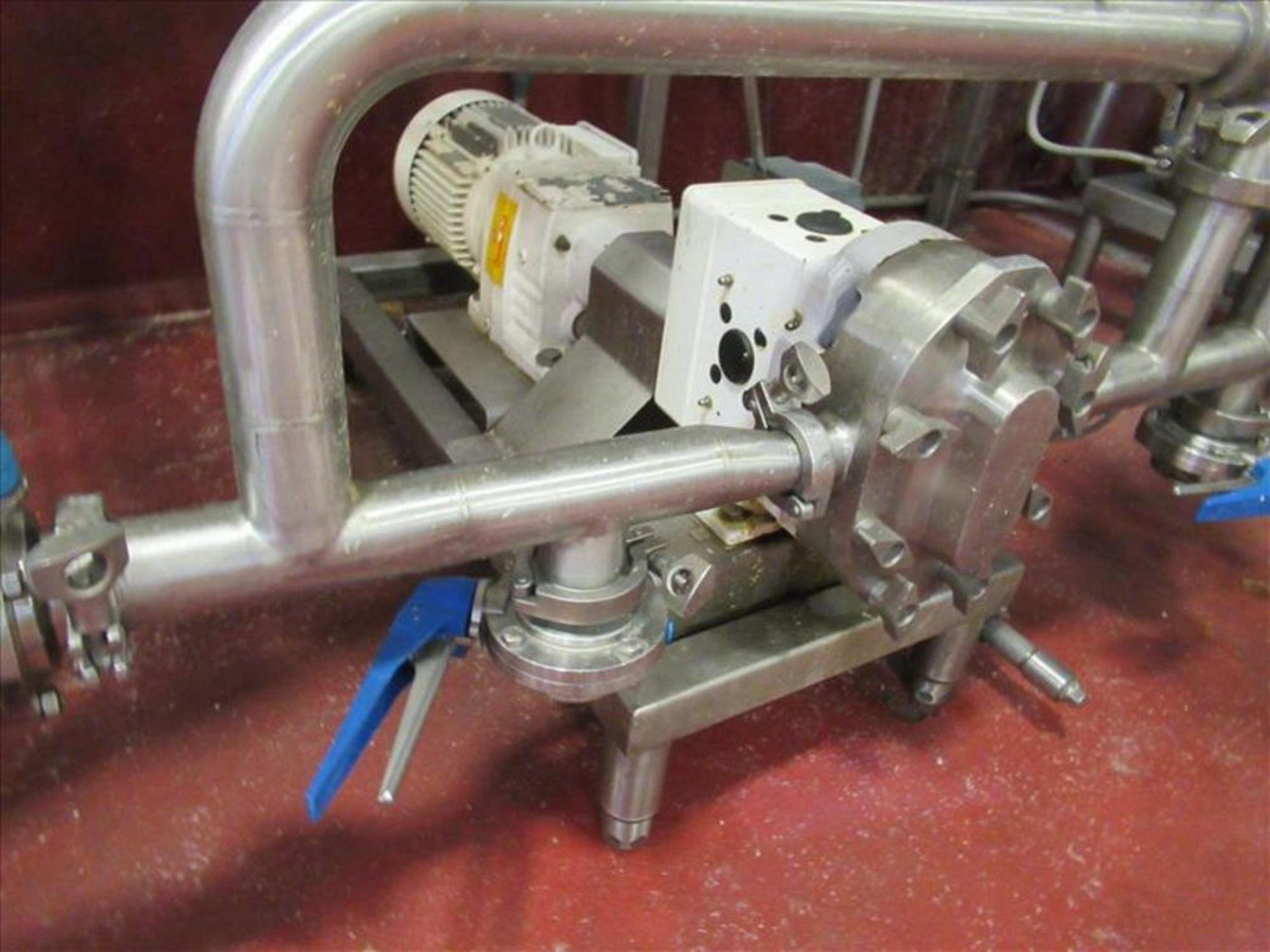 Ampco positive displacement pump stainless, 1. 5hp/1740hp on skid [Squash Blending Station ACC