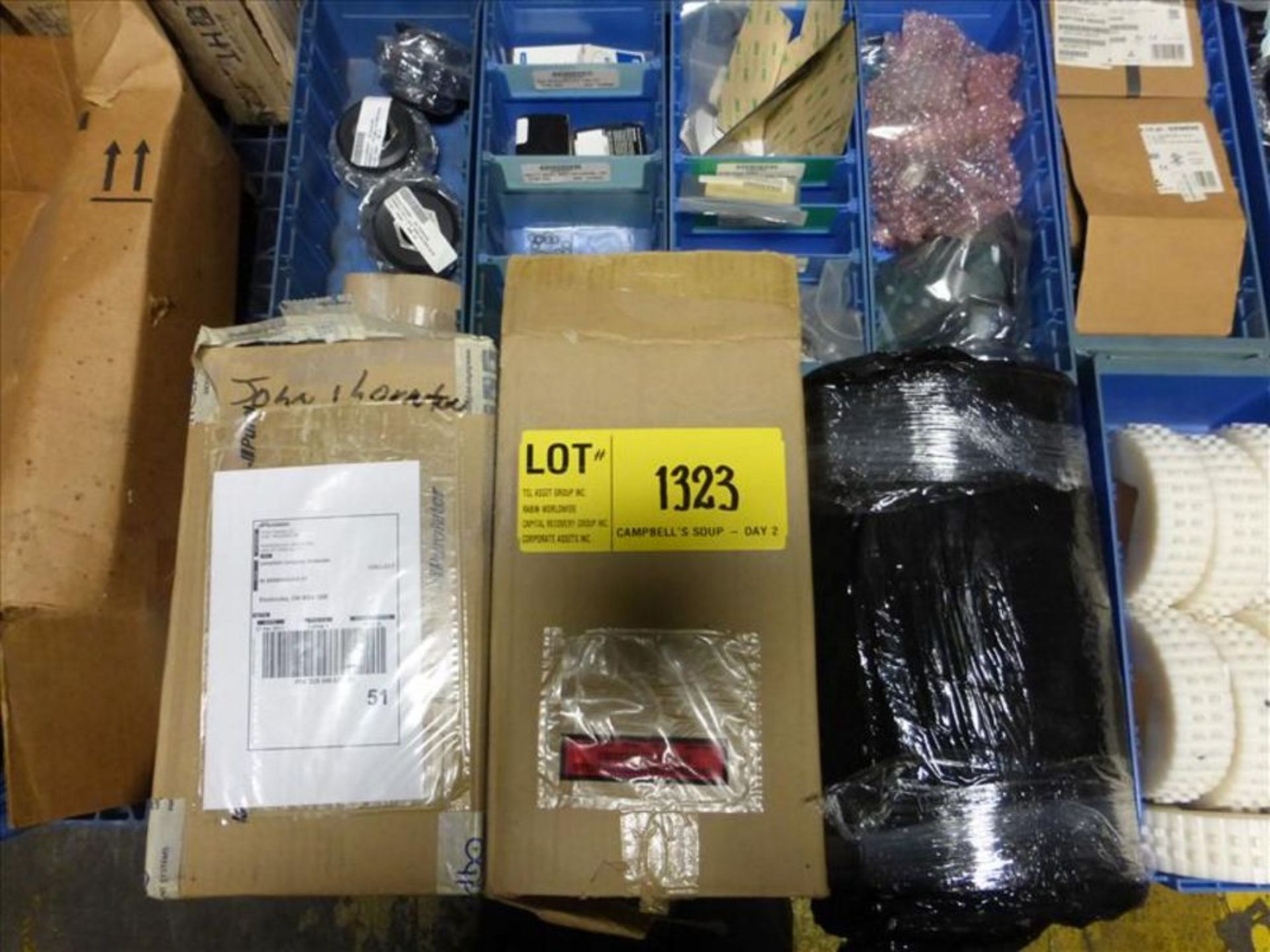 Lot of Tegra Change Parts for Colour Sorter: Motors, Guides, Springs, Gears, Solenoid (4 Pallets) [