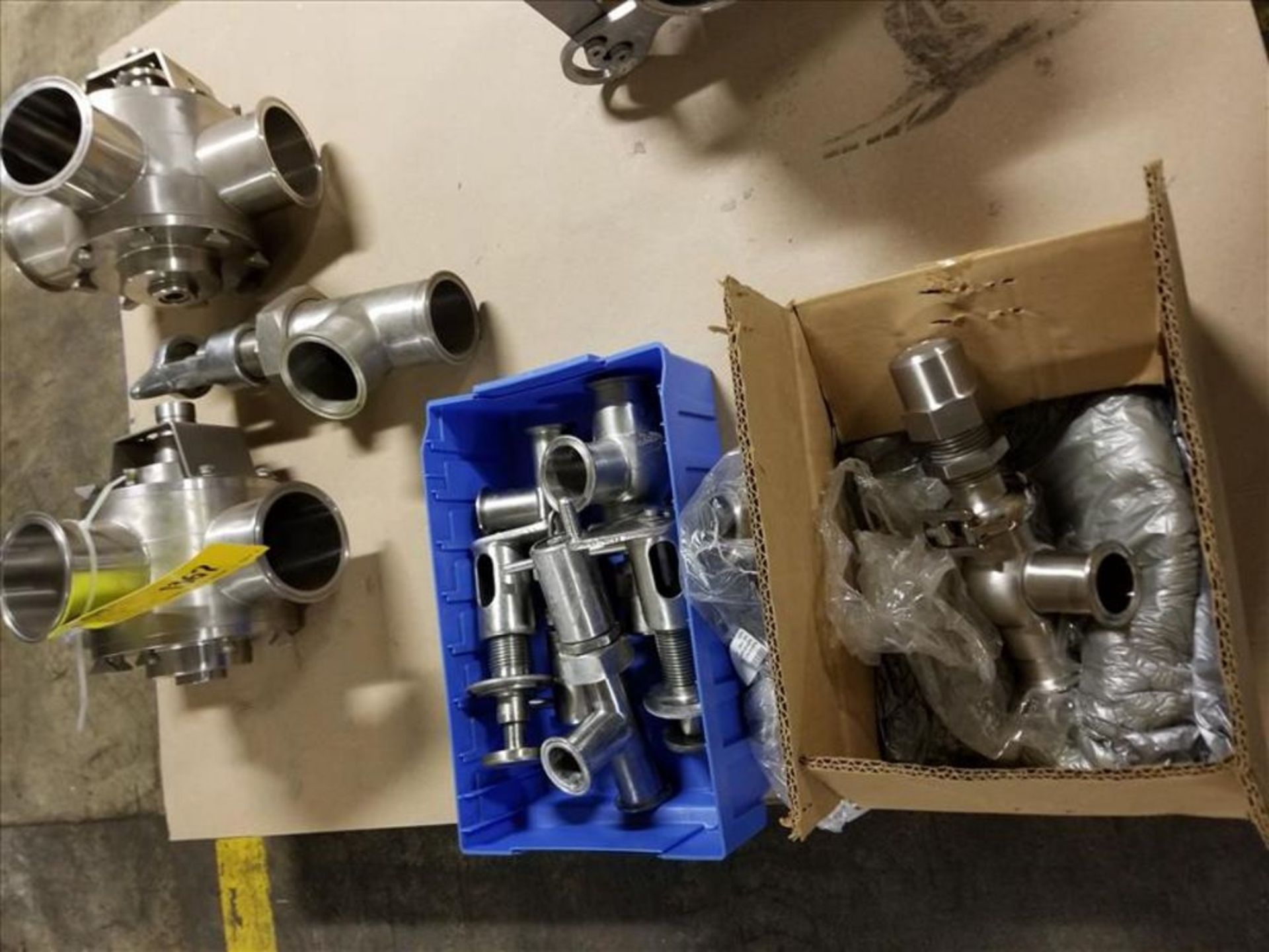 Lot of (2) Stainless 3-Way Valve, and (6) Pressure Relief / Throttle Valve [Across from 1st Flr Cage - Image 3 of 5