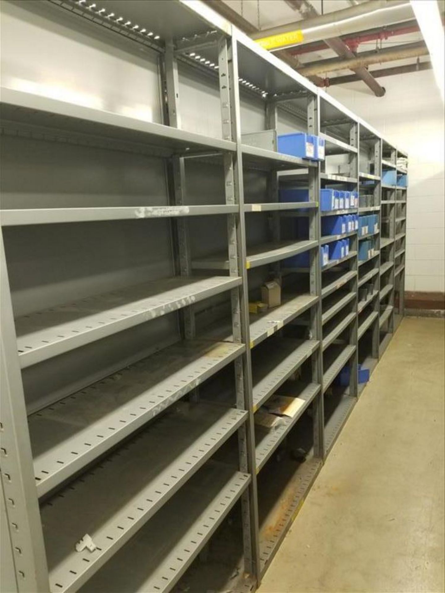 (42) Section Metal Shelving 39"L x 15"w x 85"H - Image 5 of 8