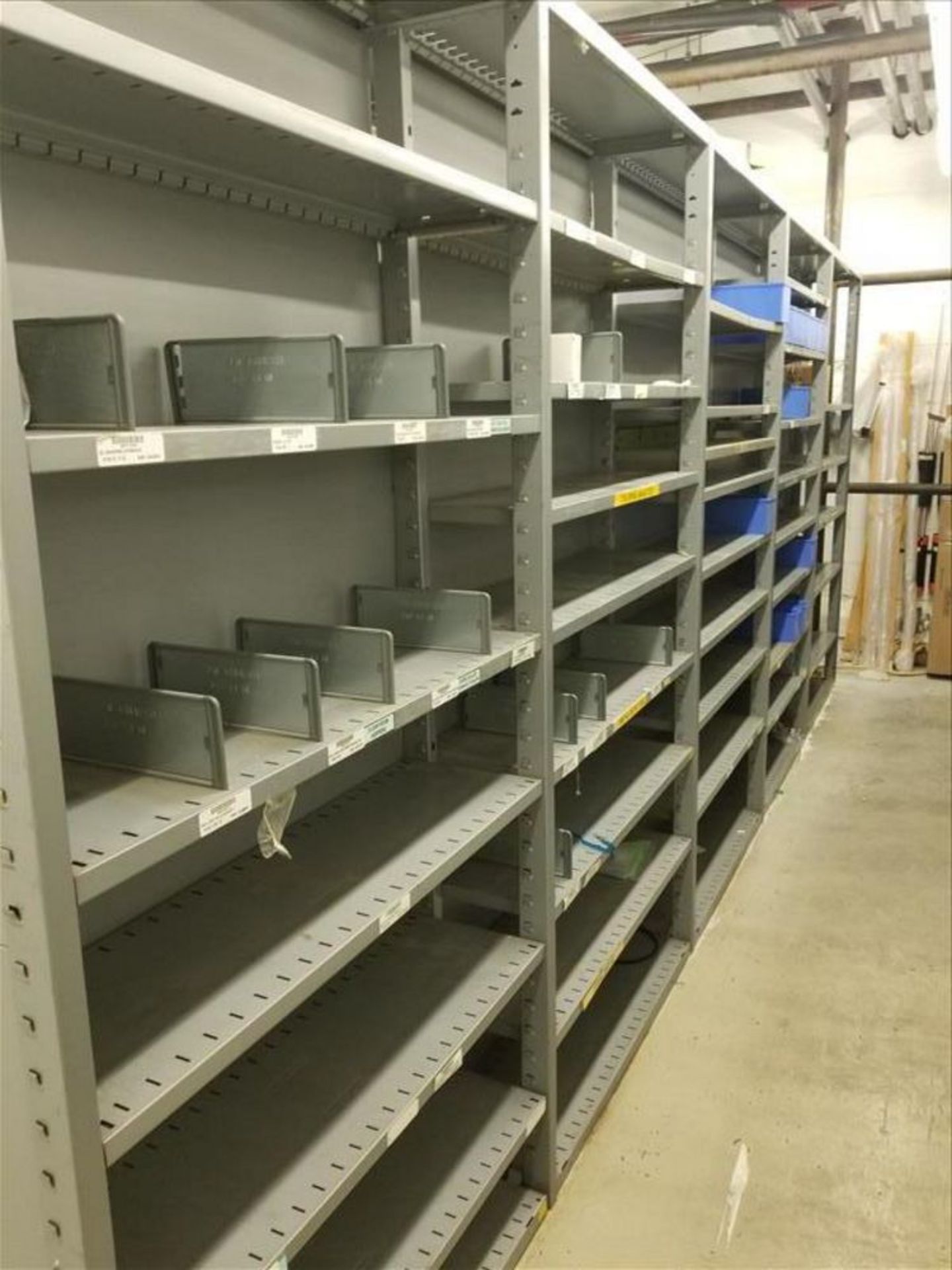 (42) Section Metal Shelving 39"L x 15"w x 85"H - Image 8 of 8