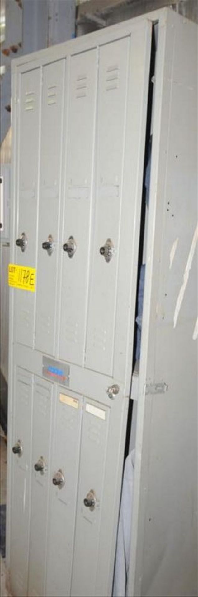 lot/ (2) emergency wash stations, lot of boxes throughout power house, and lockers [Powerhouse] - Image 3 of 4