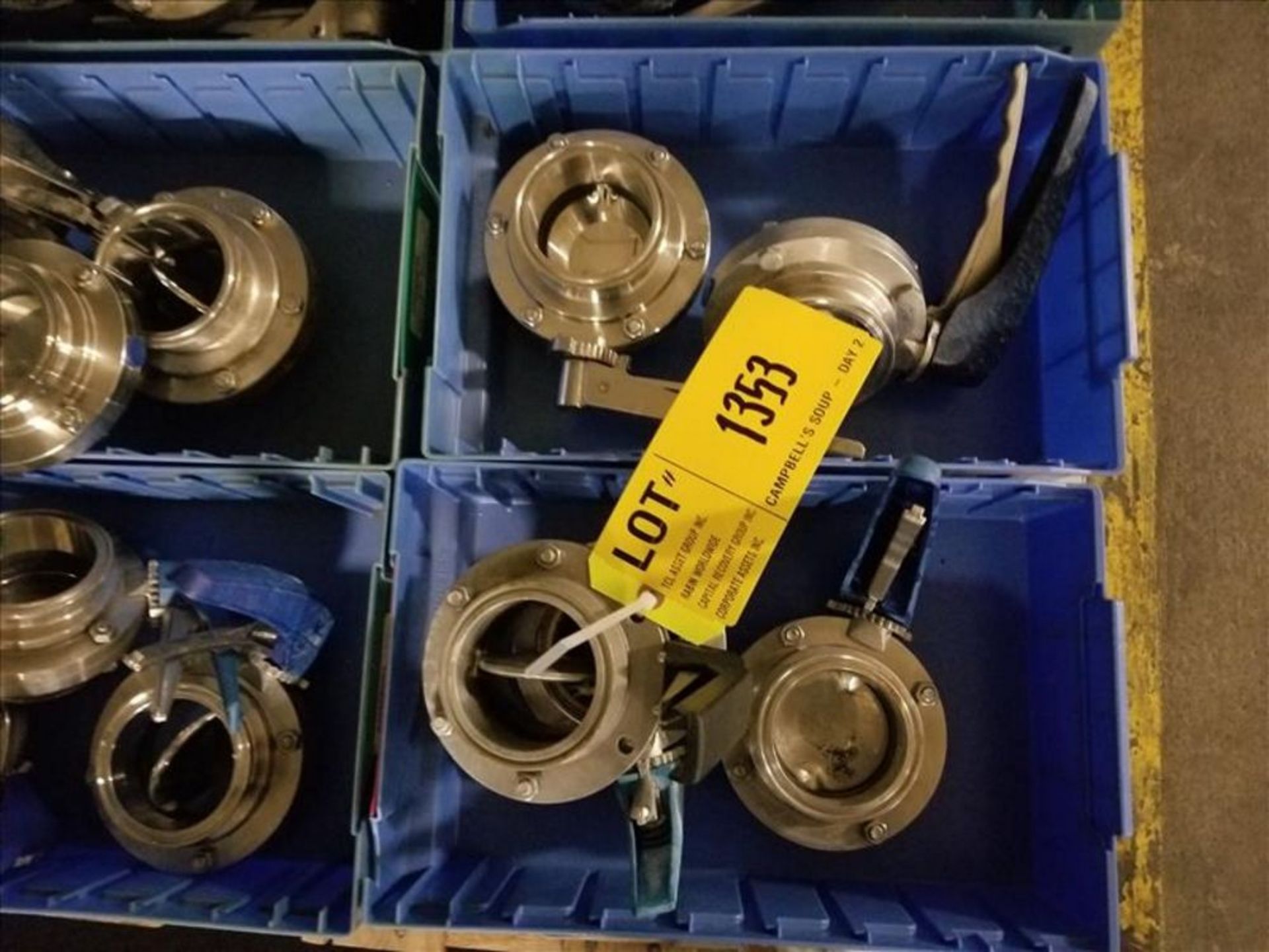 (20) 3 in Stainless Butterfly Valves [Across from 1st Flr Cage Area] - Image 2 of 4