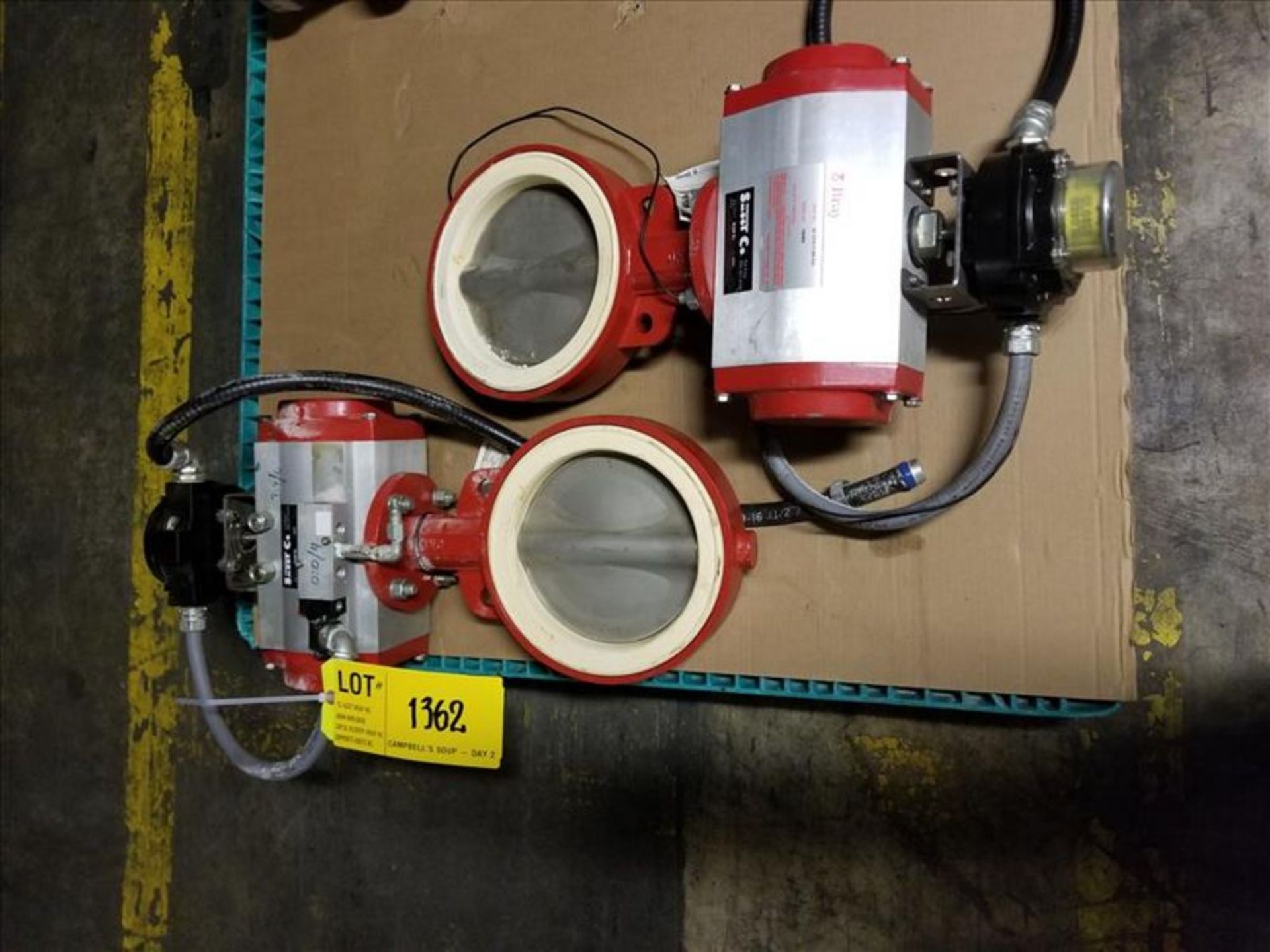 (2) Bray 8 in Pneumatic Butterfly Valve [Across from 1st Flr Cage Area]