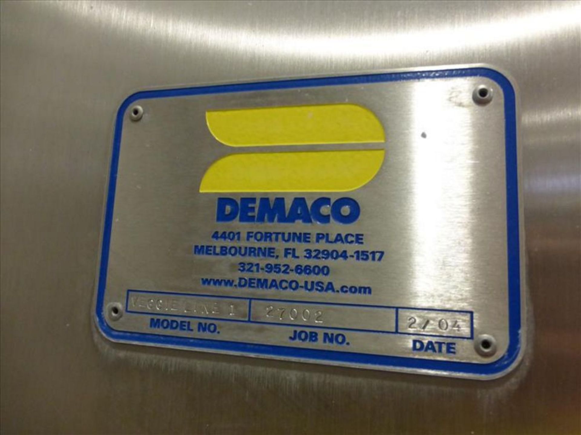 Demaco breaker dept control panels 3 doors stainless with integrated AB Control Logix processor, - Image 2 of 4
