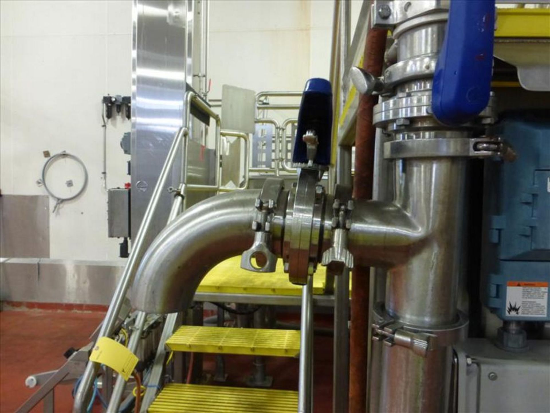 Tank discharge and pipework system includes(1) 6 in. dia Bunting magnet separator, (1) Rosemount - Image 7 of 7