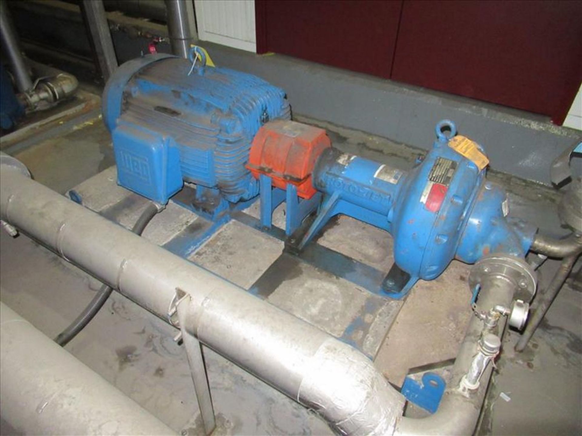 Weir Roto Pump mod. no. 2100A ser. no. 10CR76404-01 single stage pump, 125hp, 3 x 2, 2745rpm,