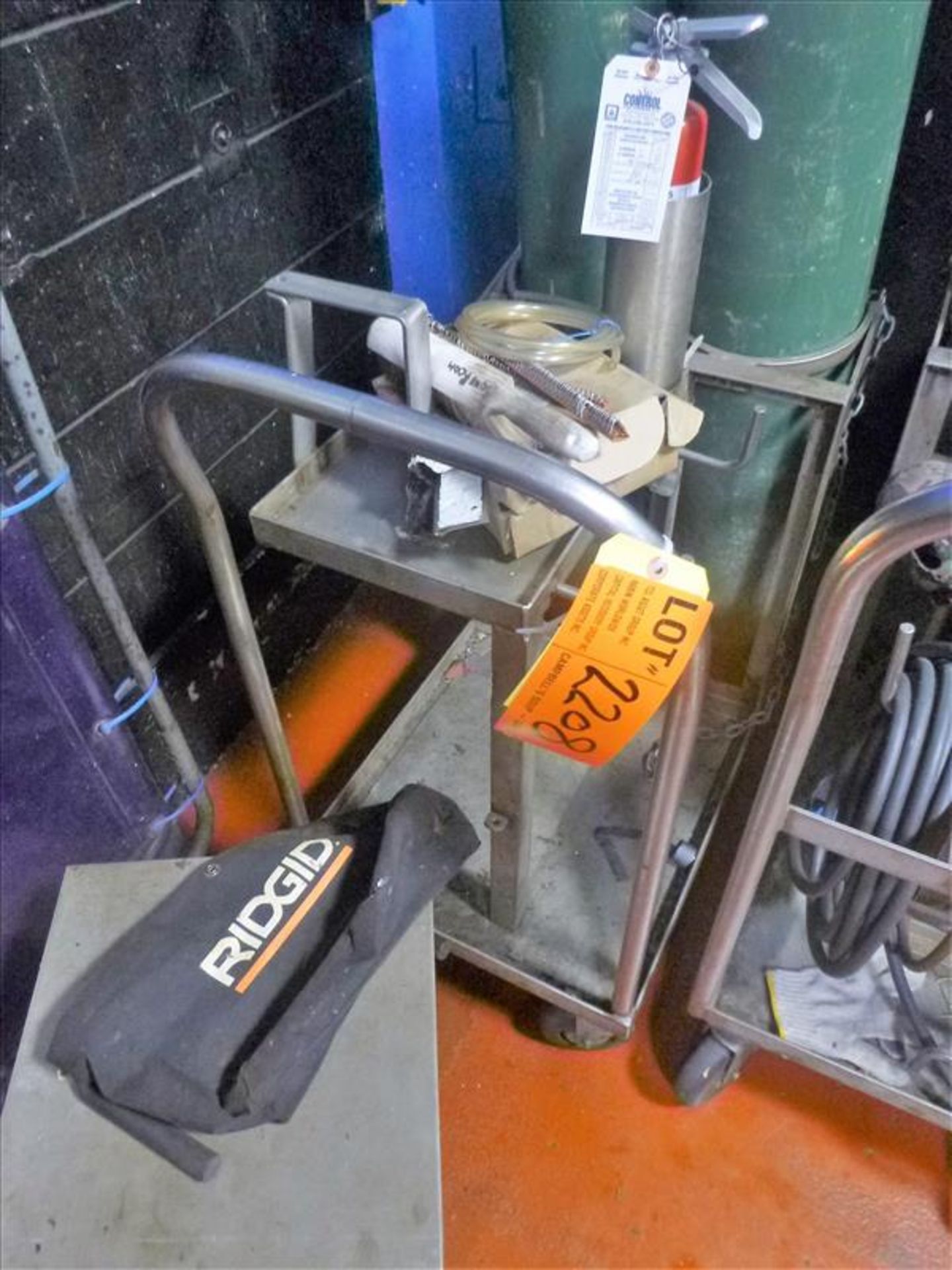 s/s welder cart (excluding cylinders) [Small Shop, 2nd Floor]