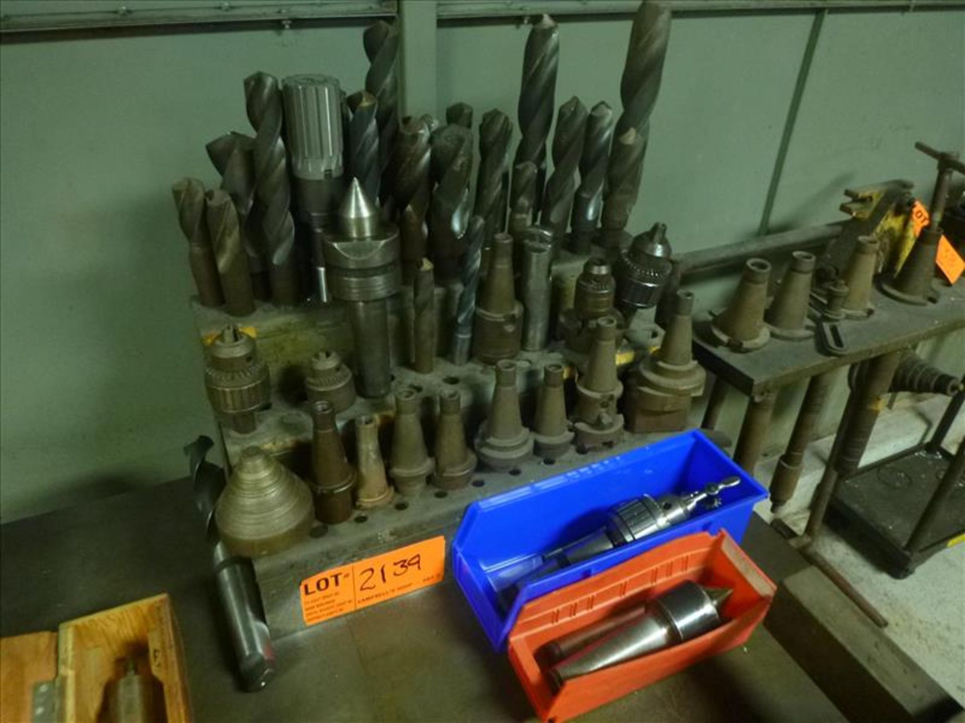 drills, tool holders, etc. [Machine Shop, 1st Floor]