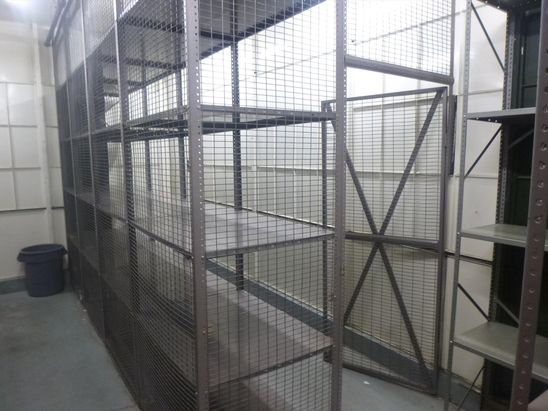 (28 sec.) dexion-type shelving, 32 in. x 42 in. x 99 in. H c/w (3 sec.) dexion-type shelving, 18 in. - Image 2 of 3