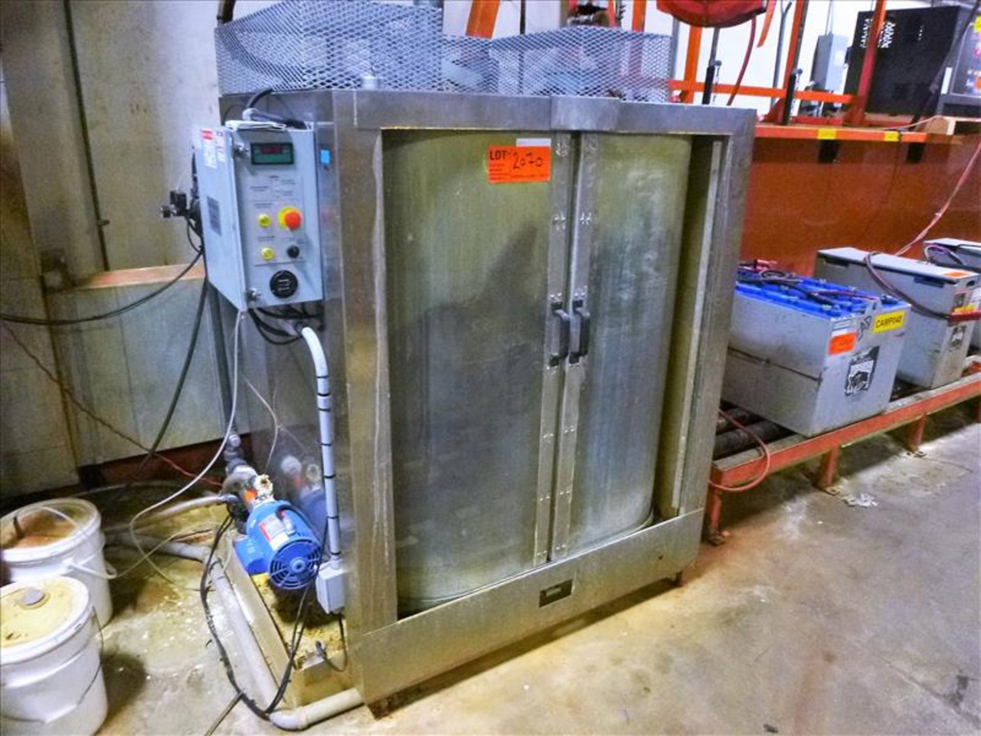 Carney battery maid/wash system, mod. R-ABM-MD-RS-SD-LH, ser. no. CMG0067 (2014), s/s, 6000 lbs.