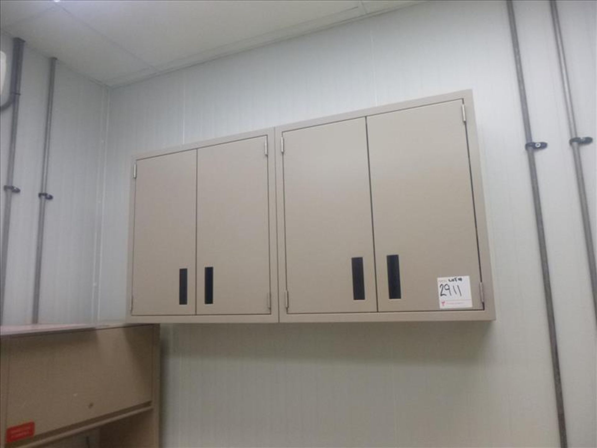 lab cabinets w/ s/s top and sink, 30 in. x 141 in. x 60 in. c/w upper cabinets [1st Floor, ACC] - Image 3 of 3