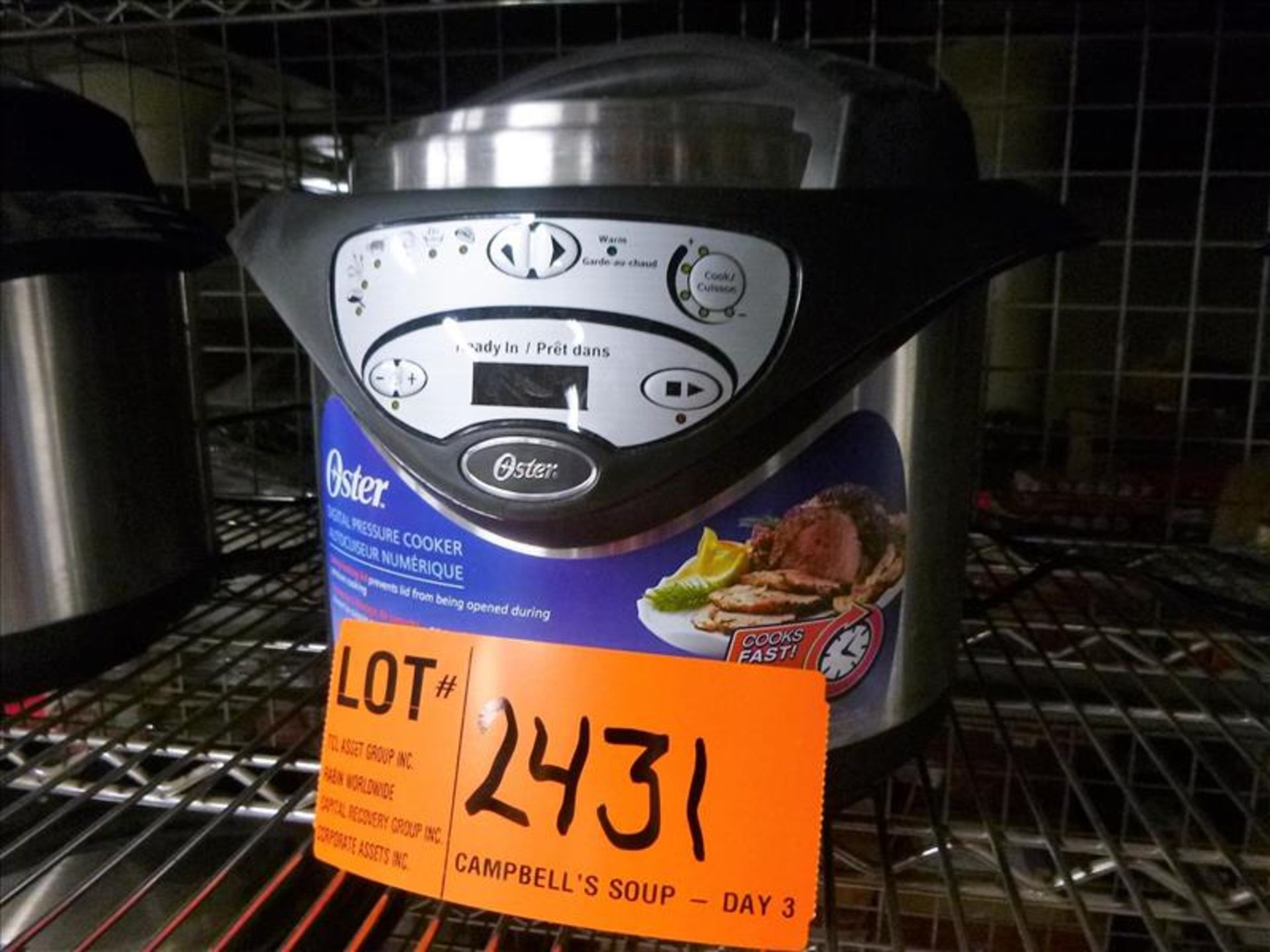 Oster digital pressure cooker, mod. 4801 [Kitchen Cage, 1st Floor]