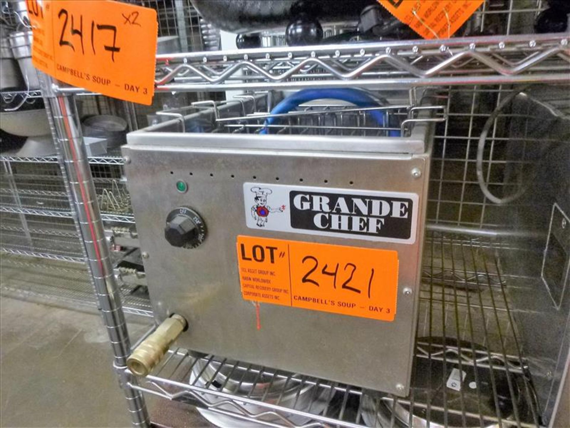 Grande Chef electric pasta boiler, mod. RTH 4000, s/s [Kitchen Cage, 1st Floor]