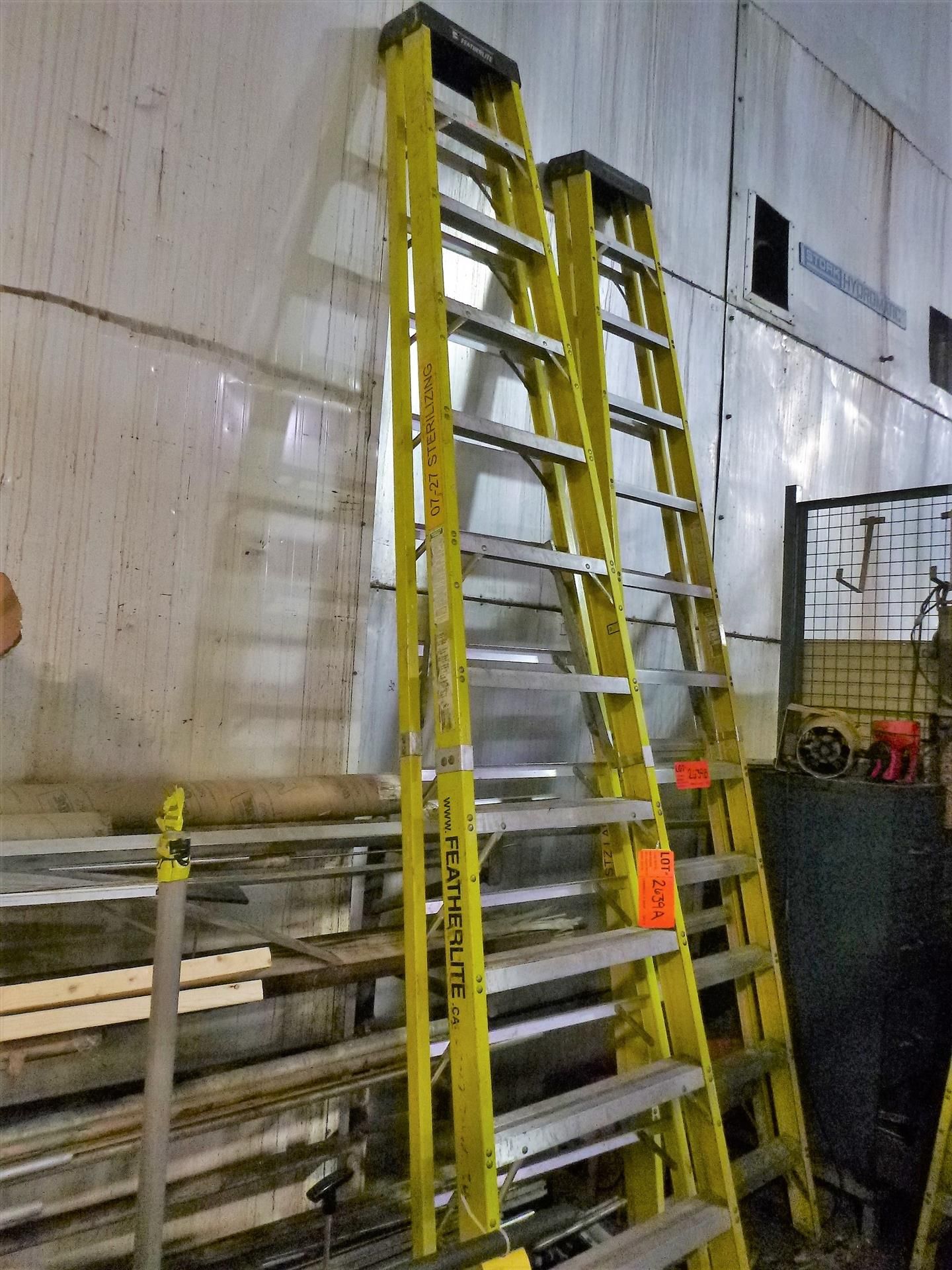 step ladder, 12 ft. [Warehouse, 2nd Floor]
