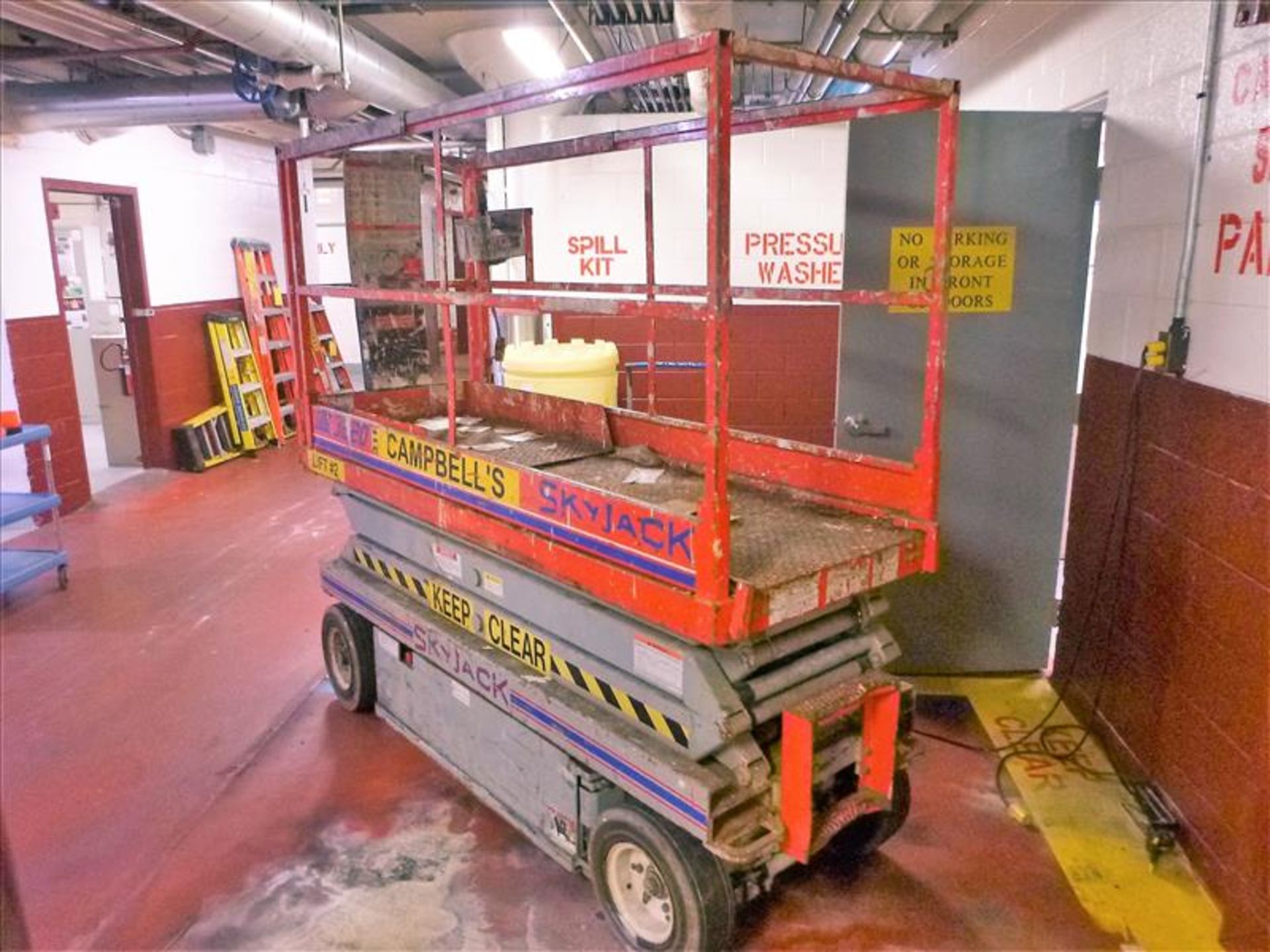 SkyJack scissor lift, mod. SJIII 3220, ser. no. 608432, 20 ft./800 lbs/3-man cap. [Material - Image 2 of 2