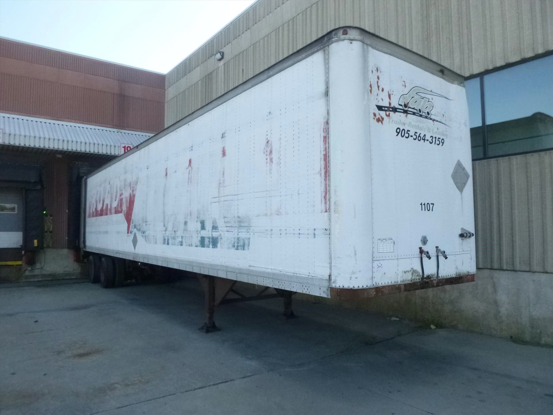 storage trailer, 53 ft. [yard]