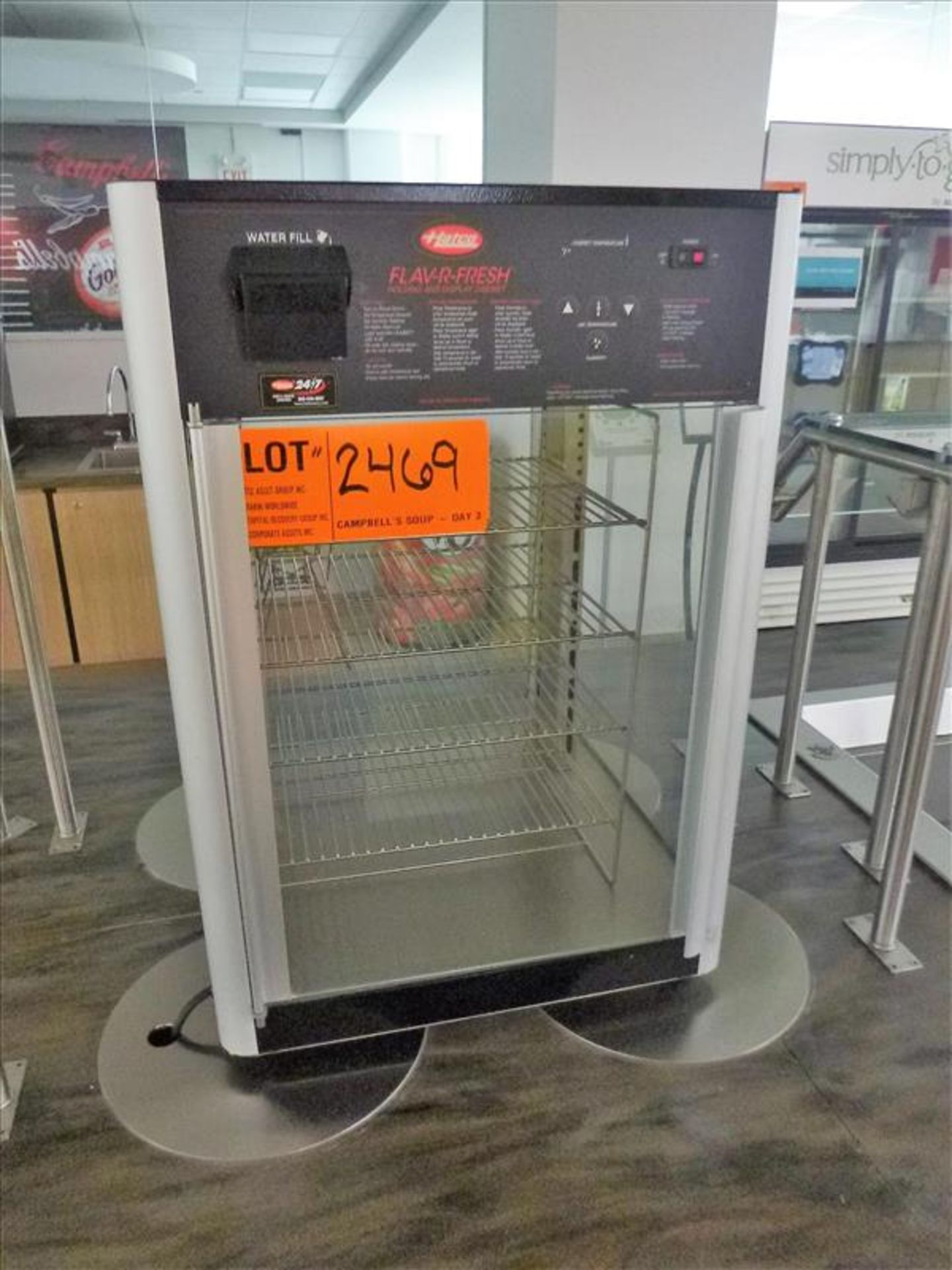 Hatco model Flav-R-Fresh Holding & Display Cabinet S/N: 2287611729 [Cafeteria/Store, 1st Floor]