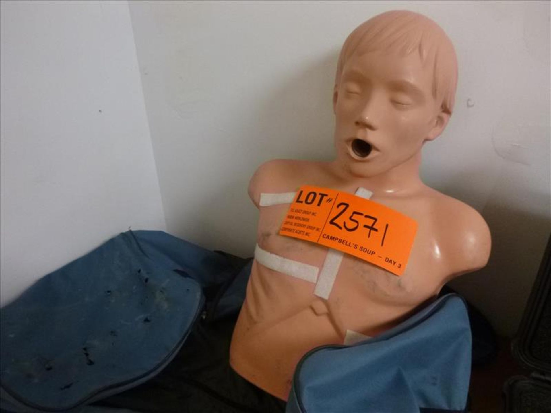 CPR training mannequin [First Aid, 1st Floor]