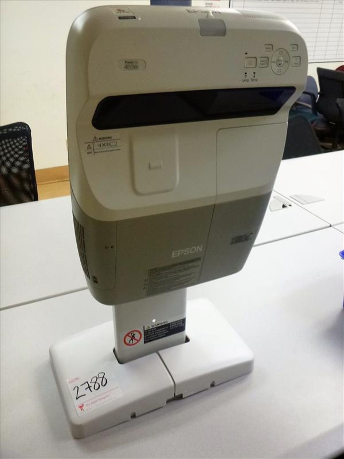 Epson multi-media projector, mod. PowerLite 450W [1st Floor, Front Offices]