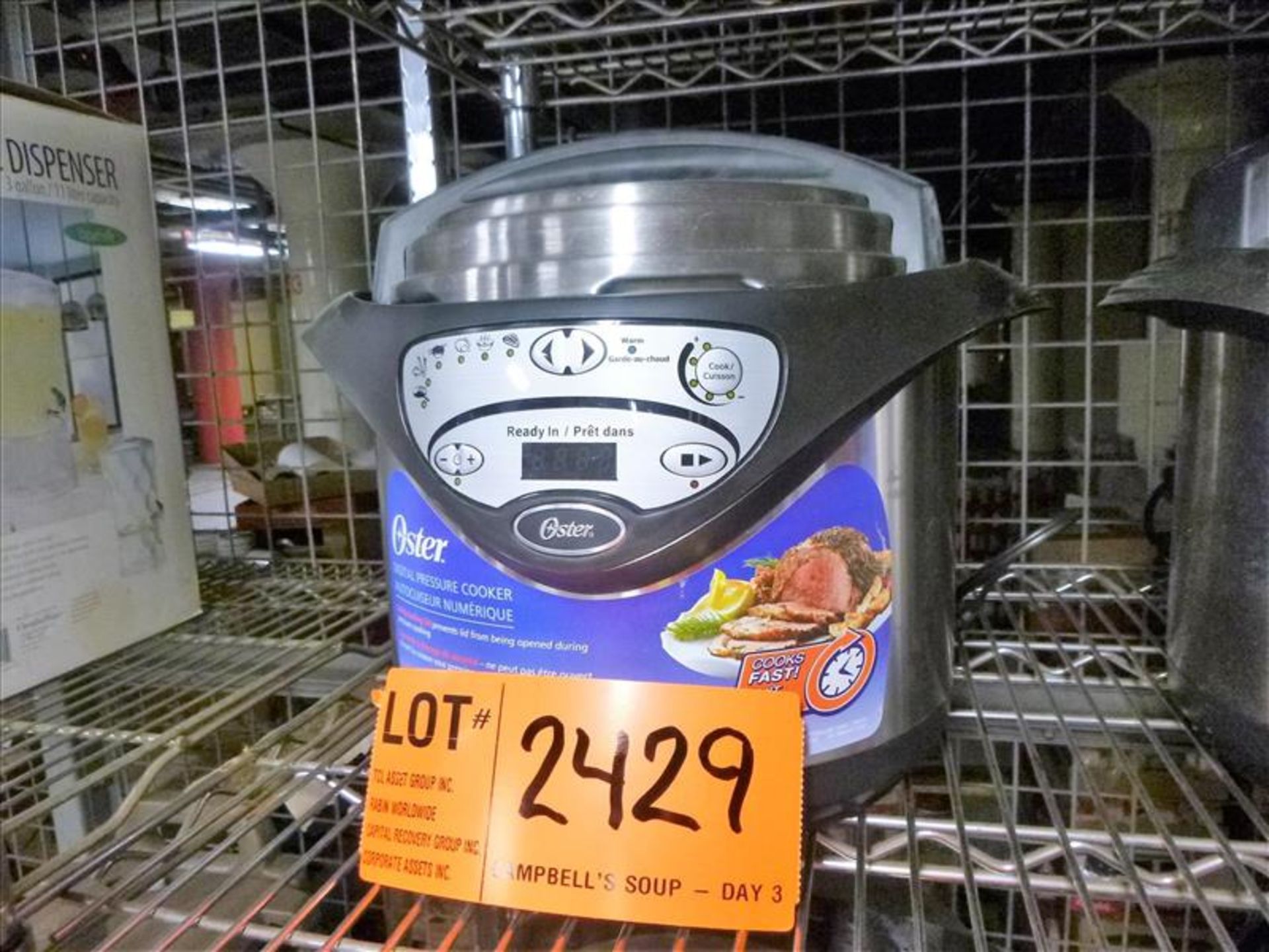 Oster digital pressure cooker, mod. 4801 [Kitchen Cage, 1st Floor]