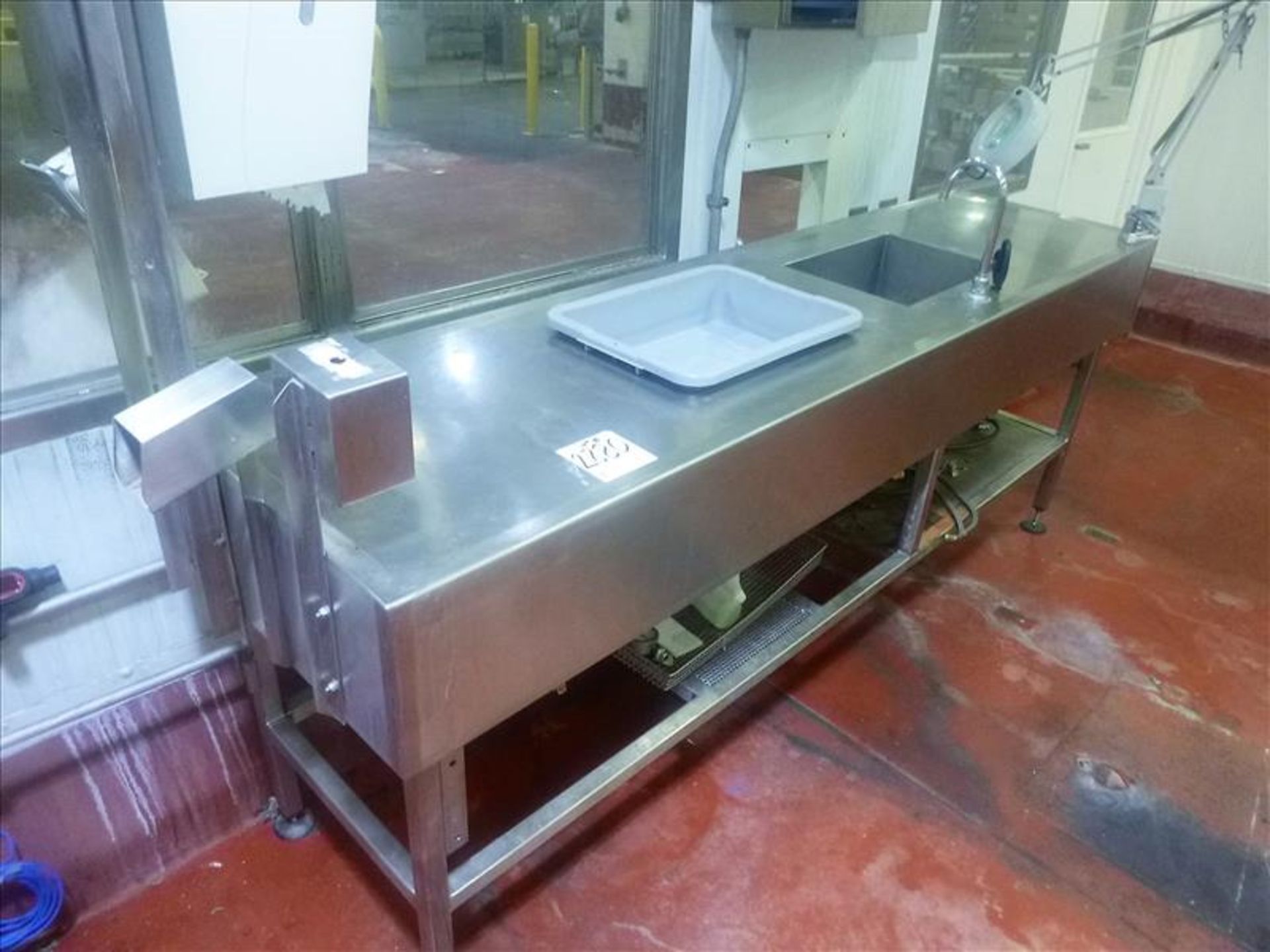 s/s counter w/ sink, 24 in. x 96 in. [1st Floor, ACC]