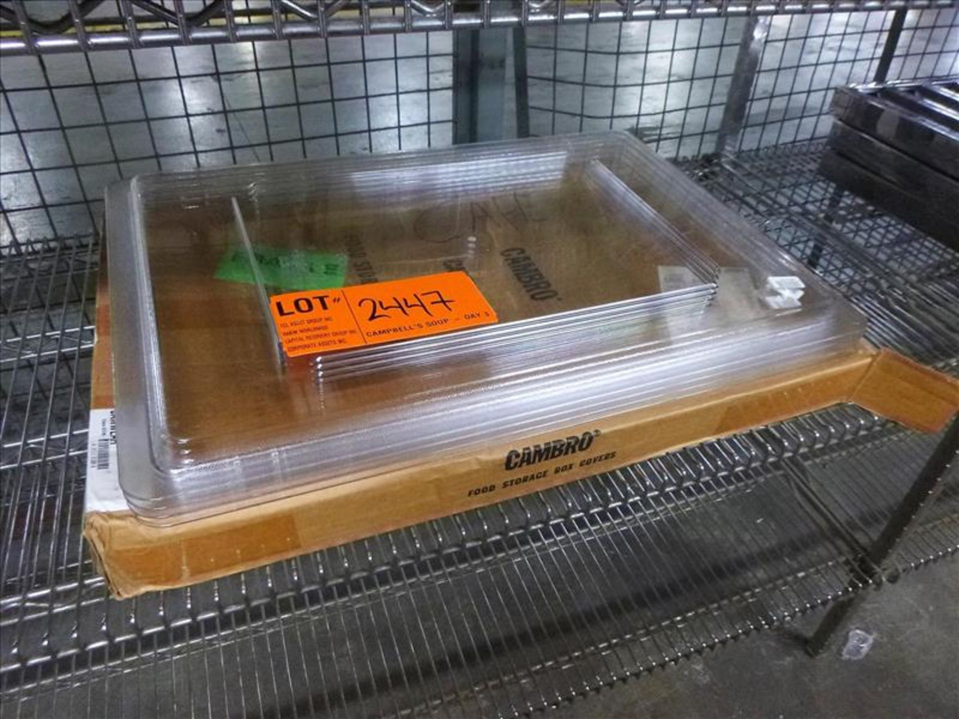 (4) Canbro food storage box covers NEW [Kitchen Cage, 1st Floor]