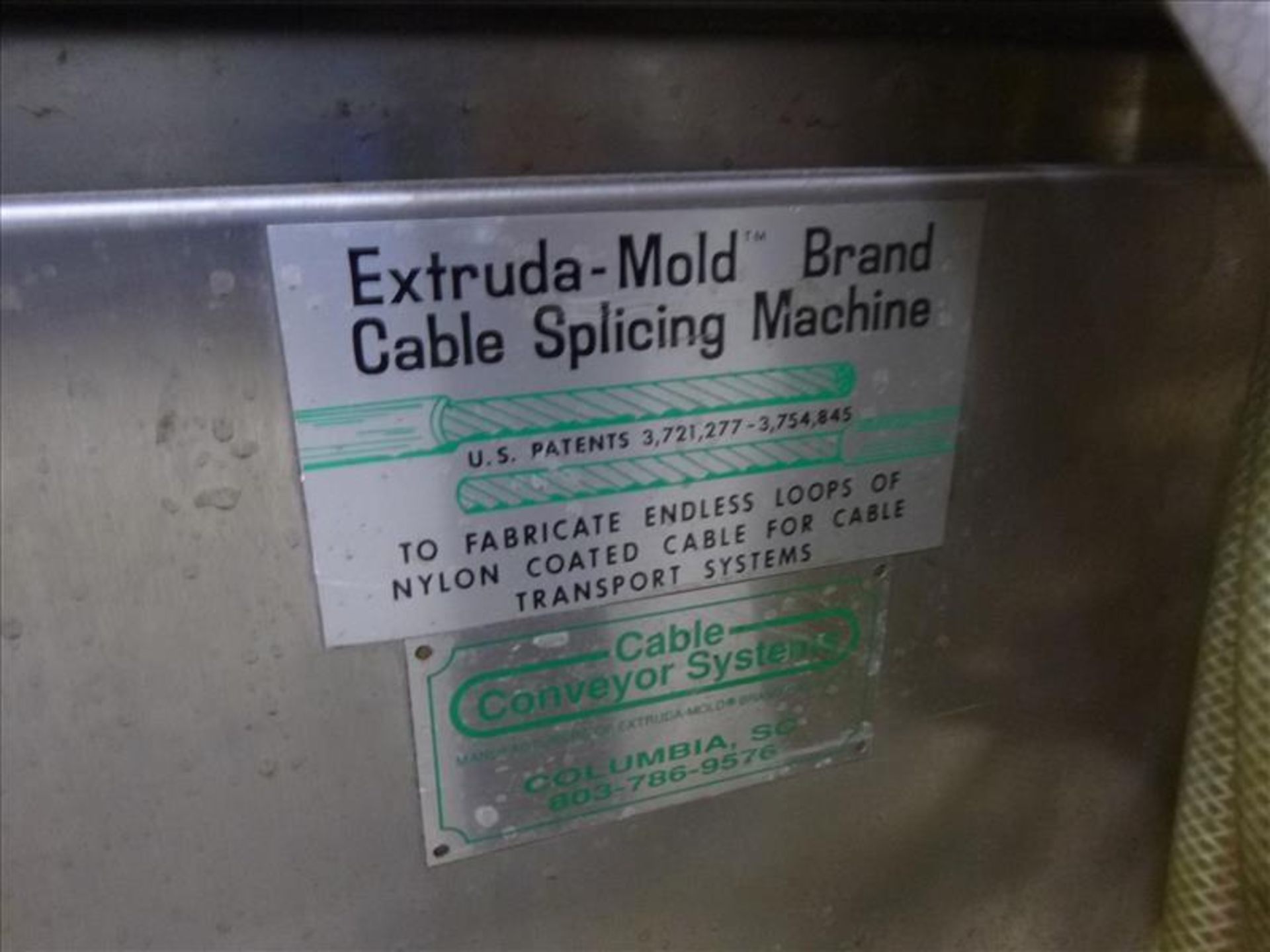 Extruda-Mold s/s cable splicing machine [2nd Floor] - Image 2 of 3