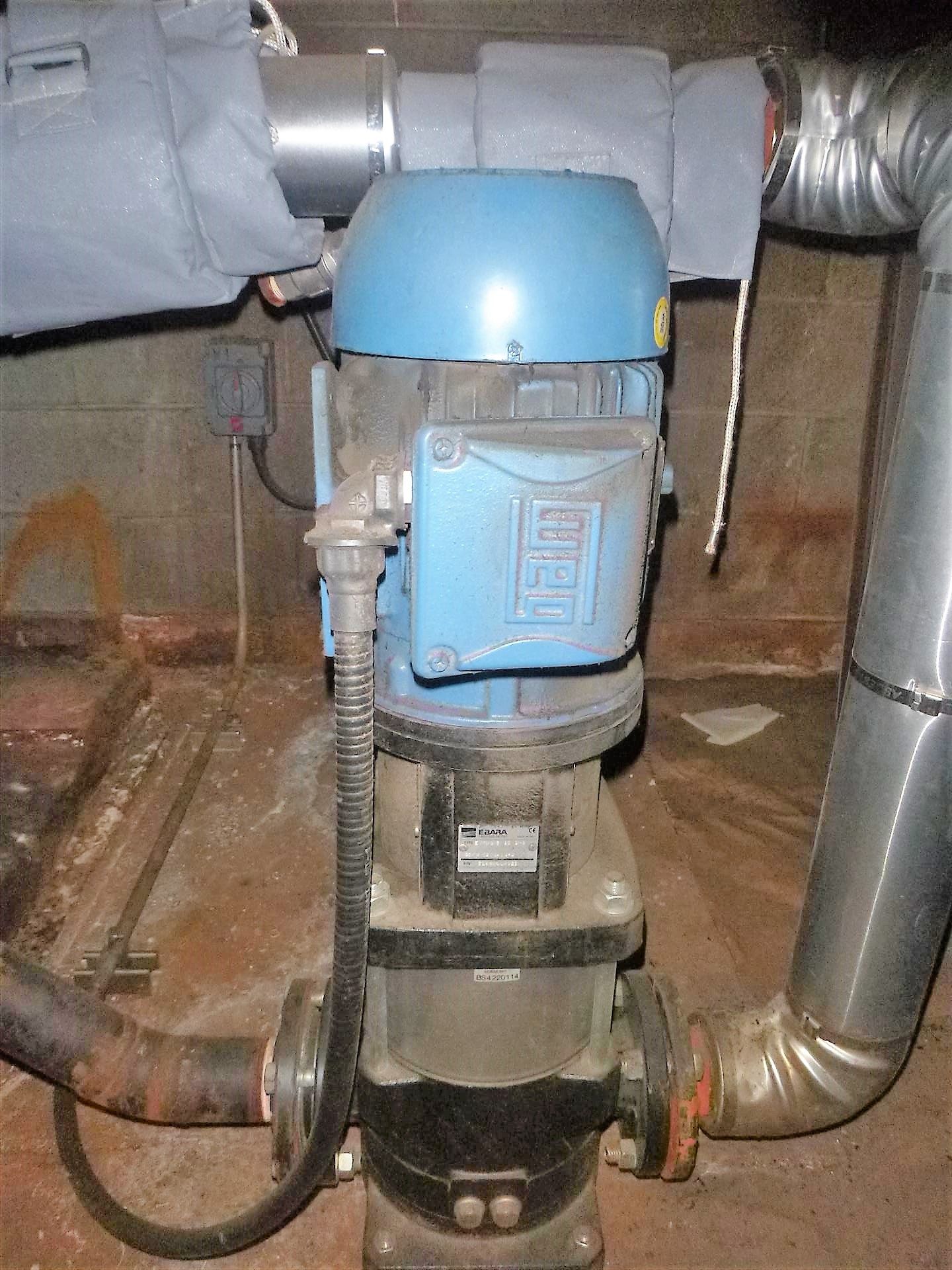 condensate tank c/w Ebara pump and valves [1st Floor, Shops] - Image 2 of 2