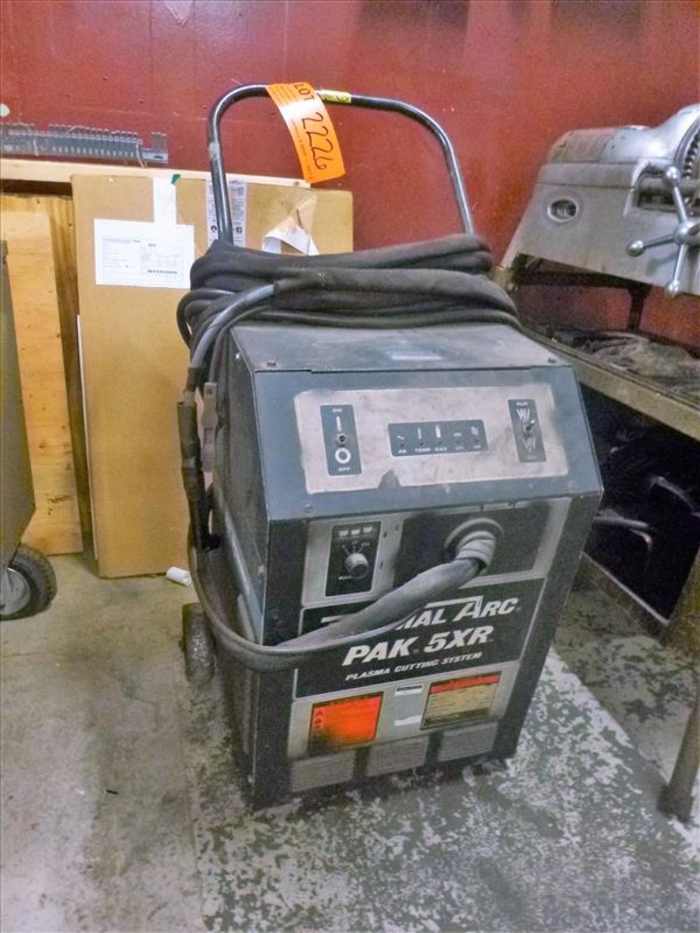 ThermalArc plasma cutter, mod. PAK5XP, ser. no. H80302A1832038 [Welding Shop, 1st Floor]