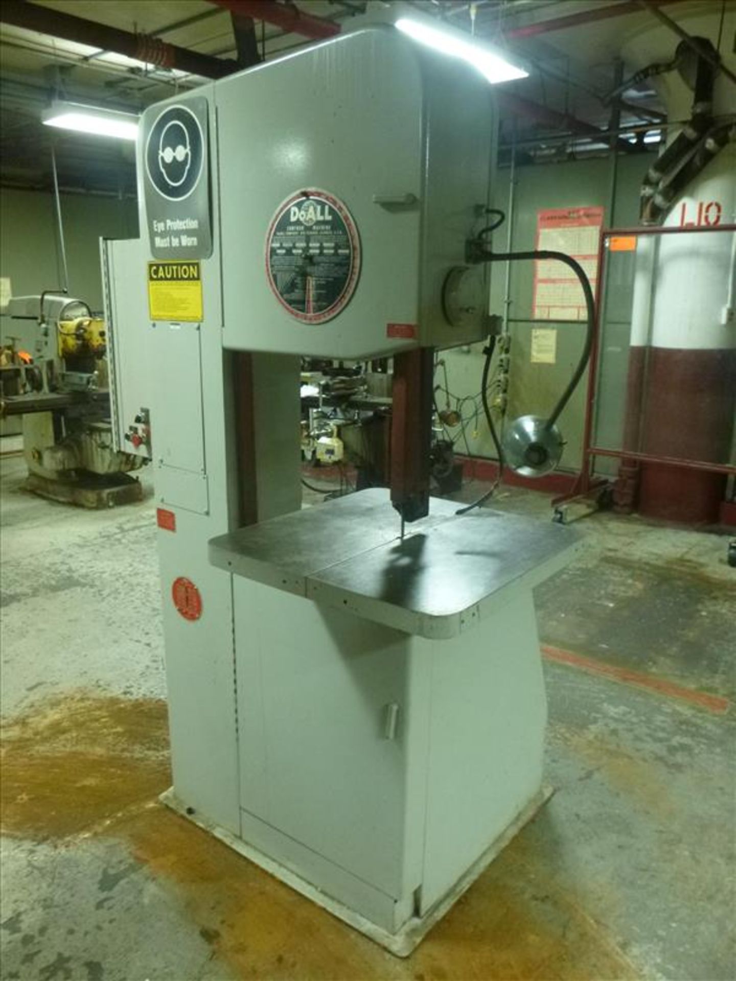 Hyd-Mech vertical band saw, mod. 2013-10, ser. no. 339-78998, 5.5 hp, 20 in. throat, 5200 rpm - Image 2 of 3