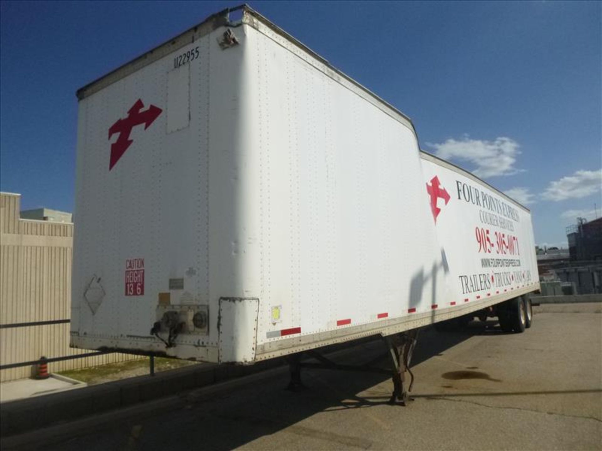 hi-way trailer, 53 ft. (damaged) [Material Handling] - Image 2 of 4