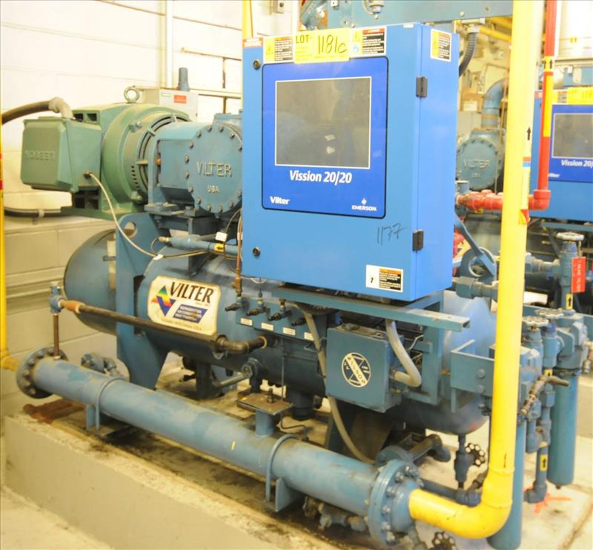 Vilter vss301 125hp single screw ammonia refrigeration compressor with retrofit 2017 Vilter