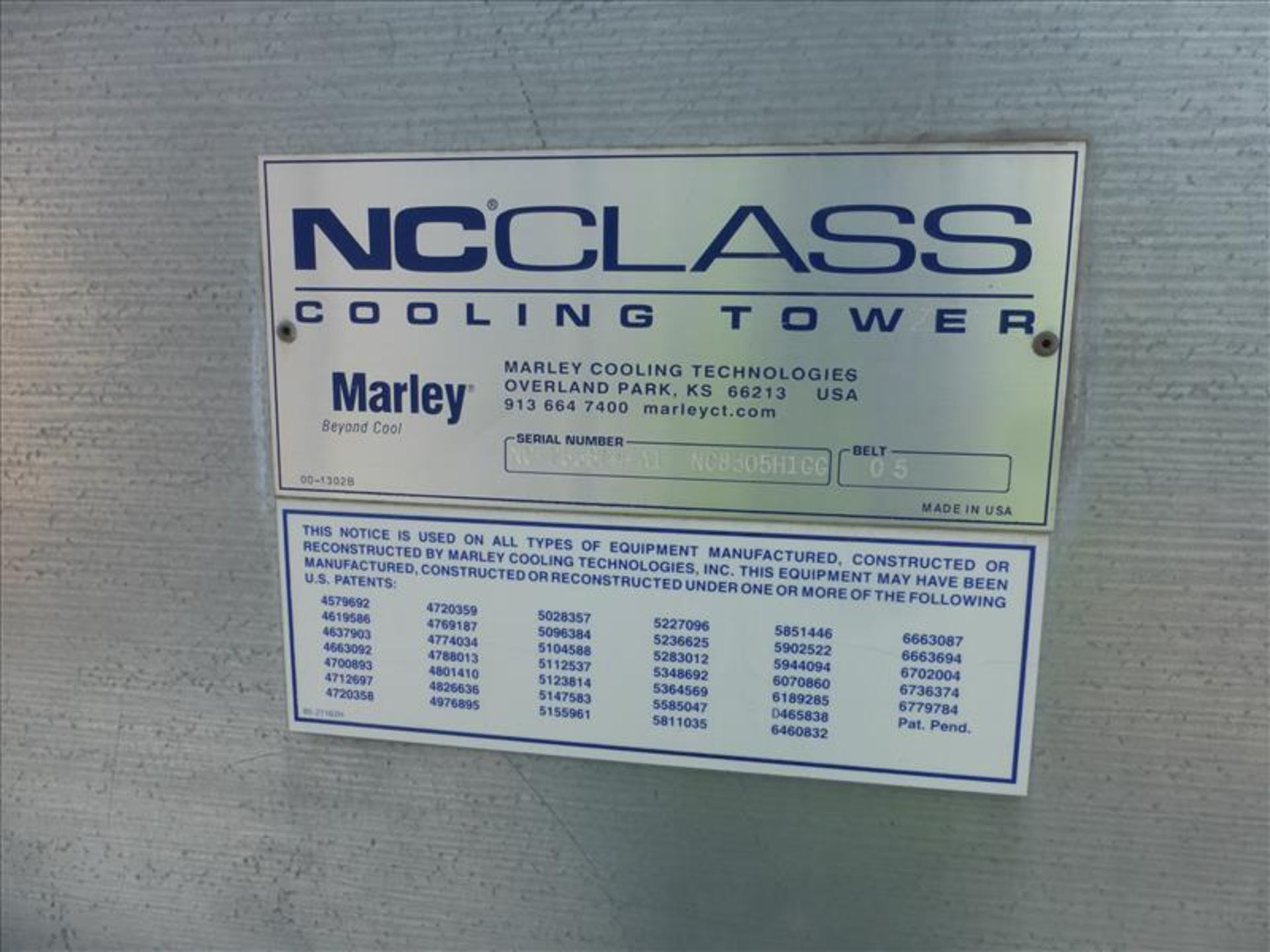 Marley NC Class 450 tonners, cooling tower module with 2 speed induced draft, single fan with TEFC - Image 2 of 2