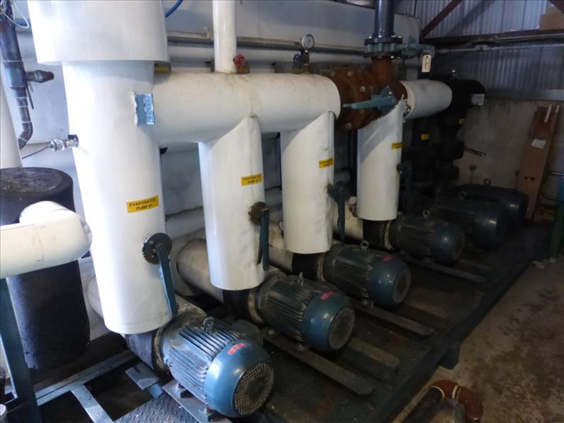 Berg Tower water circulation skid, model, s/n, W (2) 25 hp pumping units and (4) 15 hp pumping - Image 4 of 18