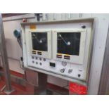 Control panel for #1 with (2) ABB Commander 1900 chart recorders, plus CM30 process controller,