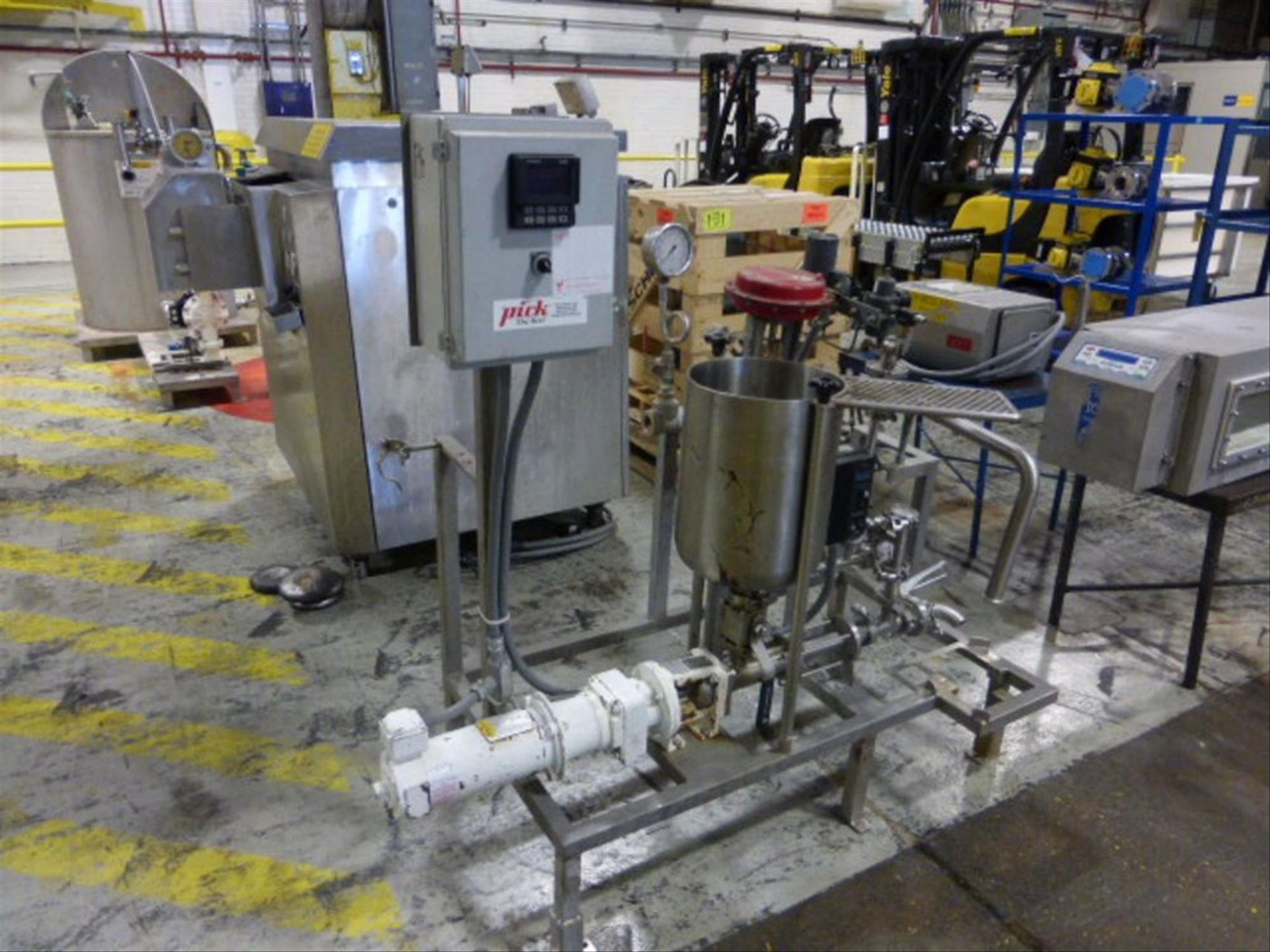 Pick Heating Process Unit with Moyno EB2A SSE3 #7427602 with 0.5 HP Stainless Steel Tank, 11.5 in - Image 2 of 3