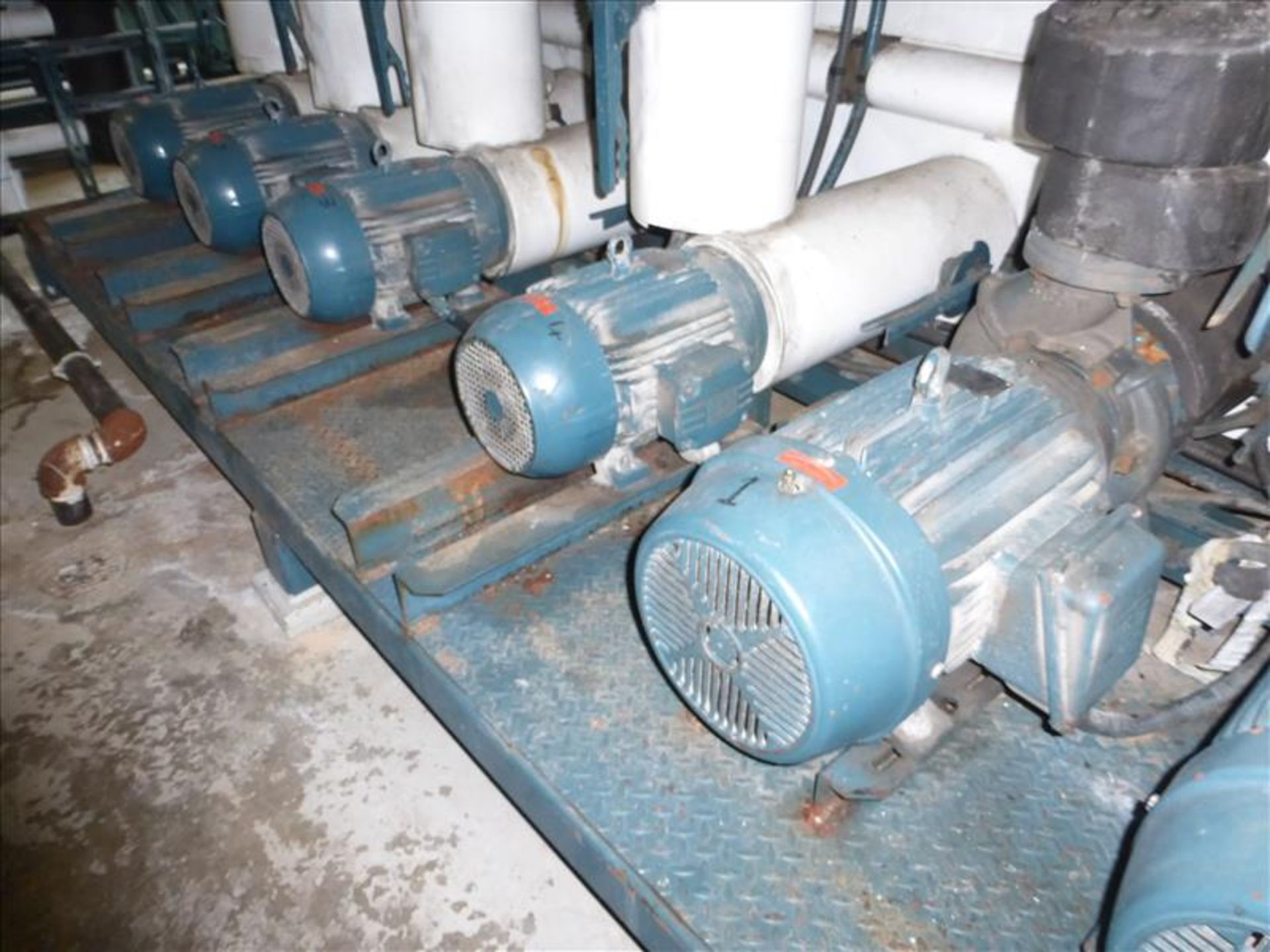 Berg Tower water circulation skid, model, s/n, W (2) 25 hp pumping units and (4) 15 hp pumping - Image 12 of 18