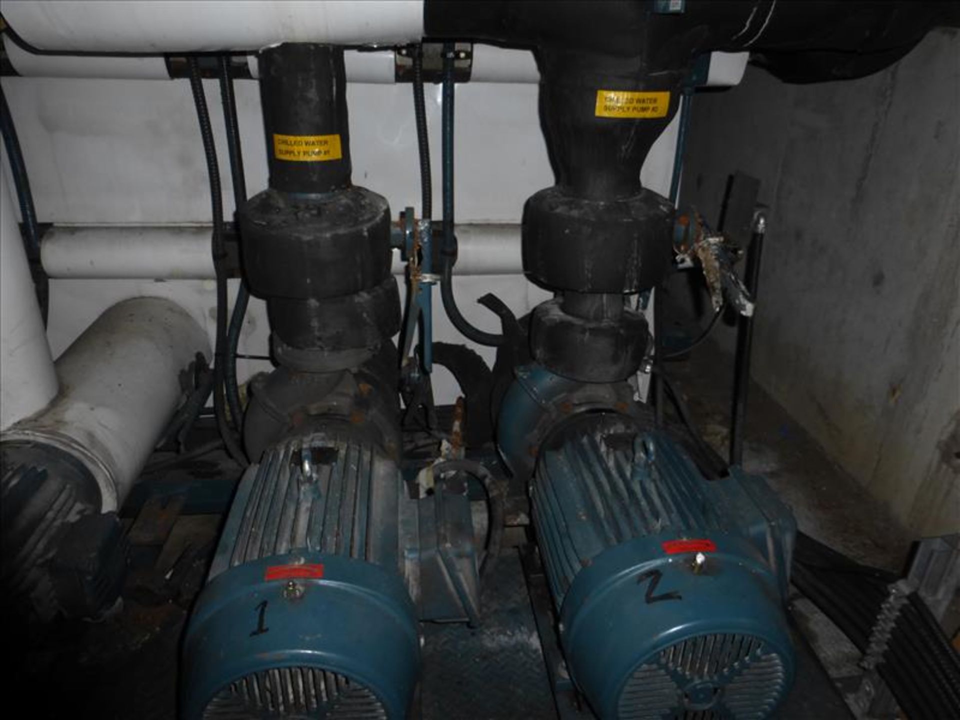 Berg Tower water circulation skid, model, s/n, W (2) 25 hp pumping units and (4) 15 hp pumping - Image 14 of 18